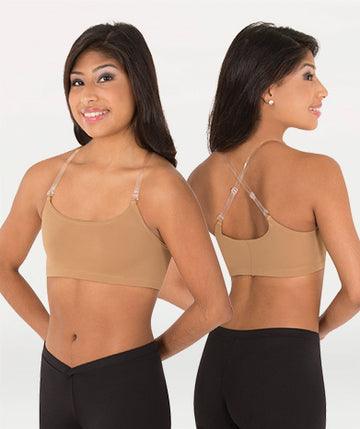 Body Wrappers Adult Pull On Bra - Comfortable Seamless Support for Yoga, Dance & Everyday Wear - Plus Size & Regular Sizes Available