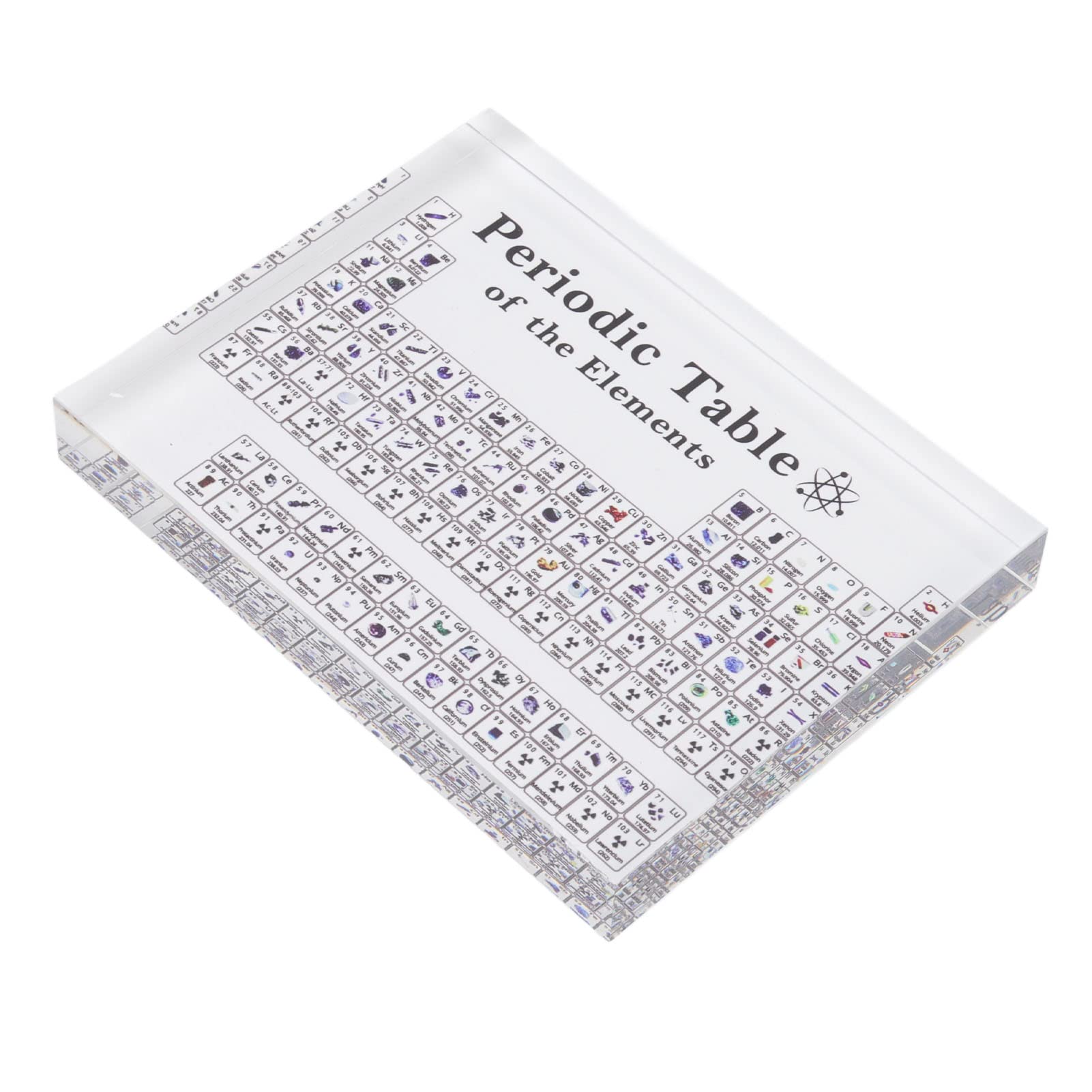 Cosiki Periodic Table with Real Elements - Science Classroom & Homeschool Teaching Display for Students, Kids & Teachers | Perfect for Chemistry Labs, STEM Education & Home Learning