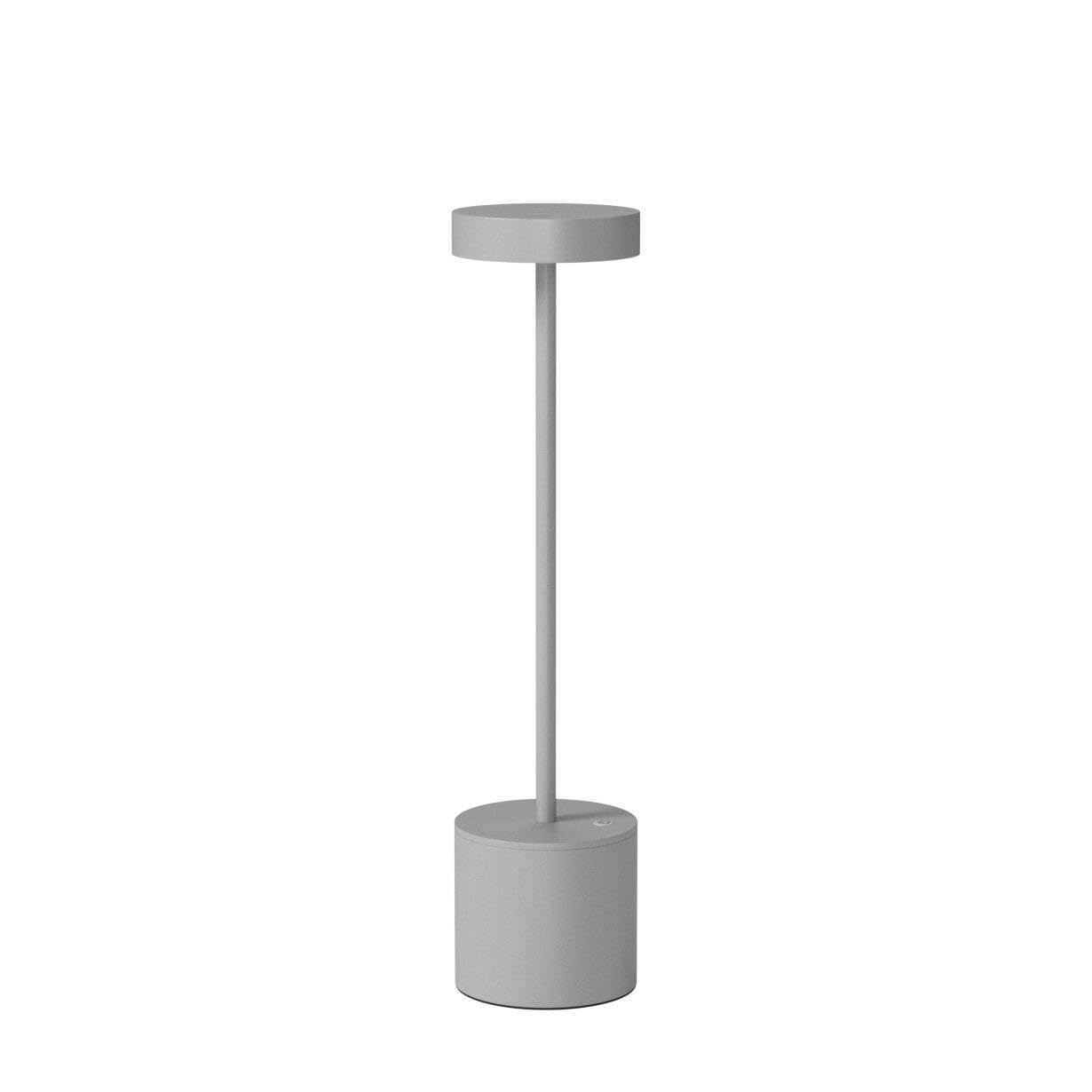 SAKRINGT 2 Pack Outdoor LED Table Lamp - Rechargeable Cordless Desk Light with 5000mAh Battery & Dimmable Function - Waterproof for Patio, Garden, Restaurant, Camping (Silver) - Perfect for Outdoor Dining, Backyard Parties and Nighttime Reading