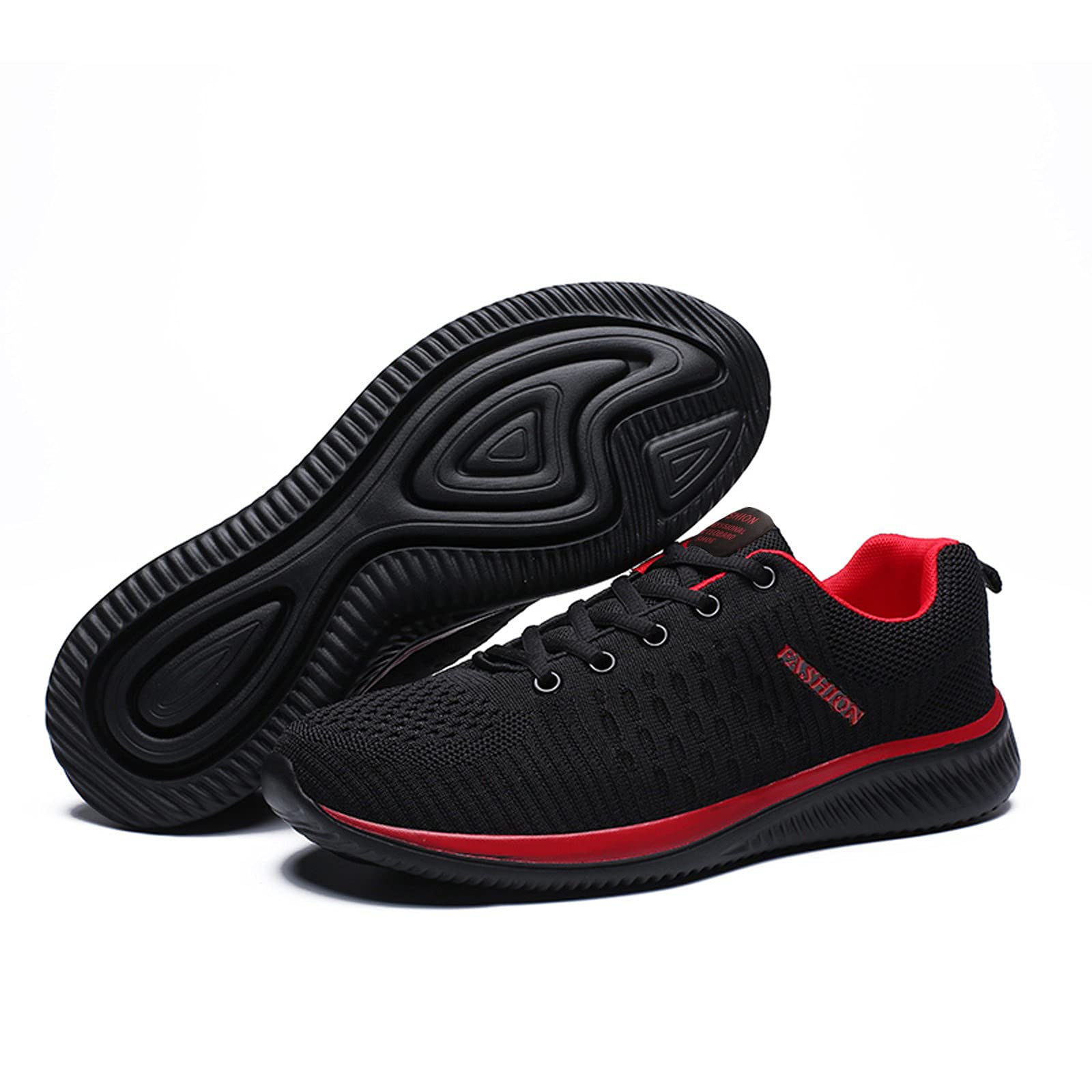 Comfortable Walking Shoes for Women & Men - Lightweight Breathable Lace-Up Sneakers with Soft Non-Slip Sole - Perfect for Running, Workouts & Daily Wear