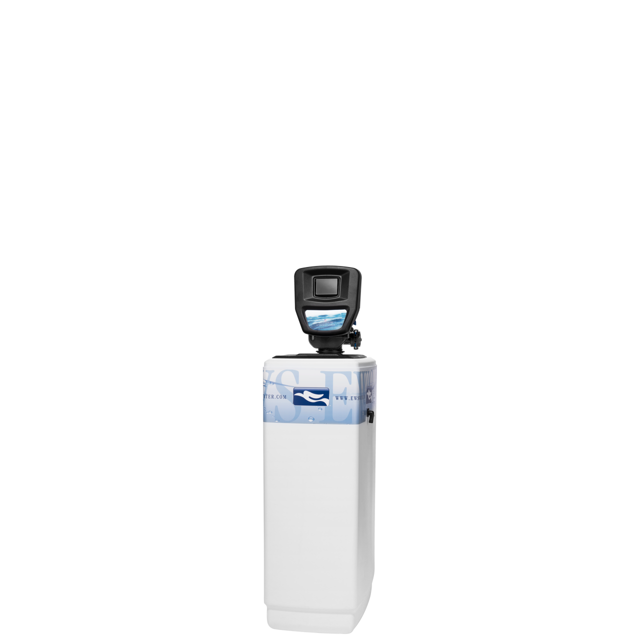 EWS RT1035 Compact Cabinet Water Softener System for Small Homes - Perfect for Apartments, RVs & Tiny Houses