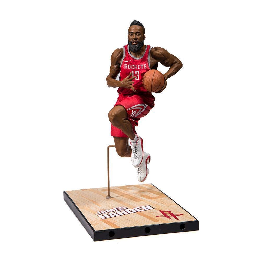 McFarlane Toys NBA 2K19 Series 1 James Harden 7-Inch Action Figure - Collectible Basketball Player Statue for Fans, Gift for NBA Lovers, Perfect for Display & Game Room Decor