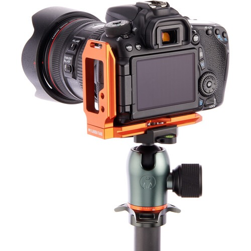 3 Legged Thing QR11 FBC 2.0 Universal L Bracket for DSLR Cameras - Copper Orange | Quick Release Plate, Tripod Mount, Vertical Shooting | Perfect for Photography, Vlogging & Outdoor Adventures