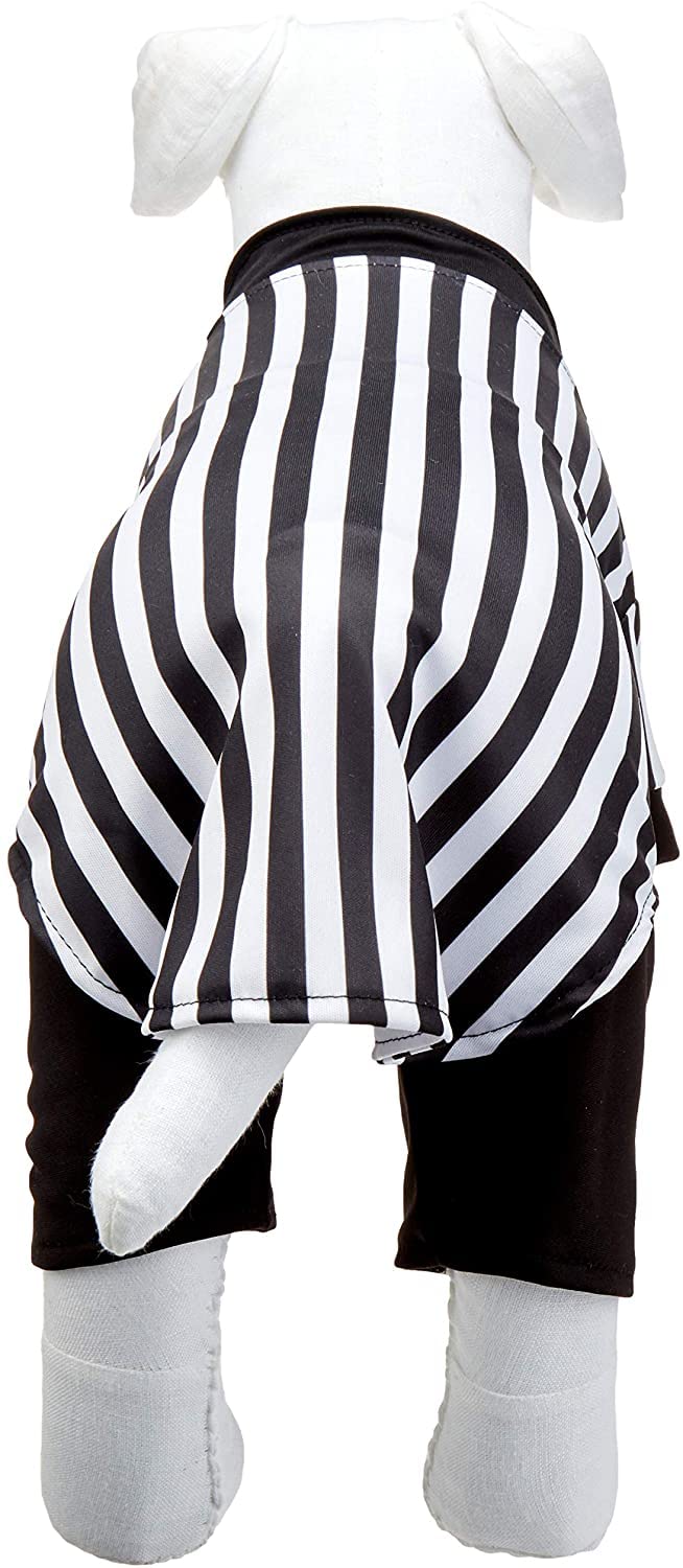 Midlee Referee Dog Halloween Costume for Small Dogs - Perfect for Pet Parties, Halloween Trick or Treat & Funny Photo Shoots