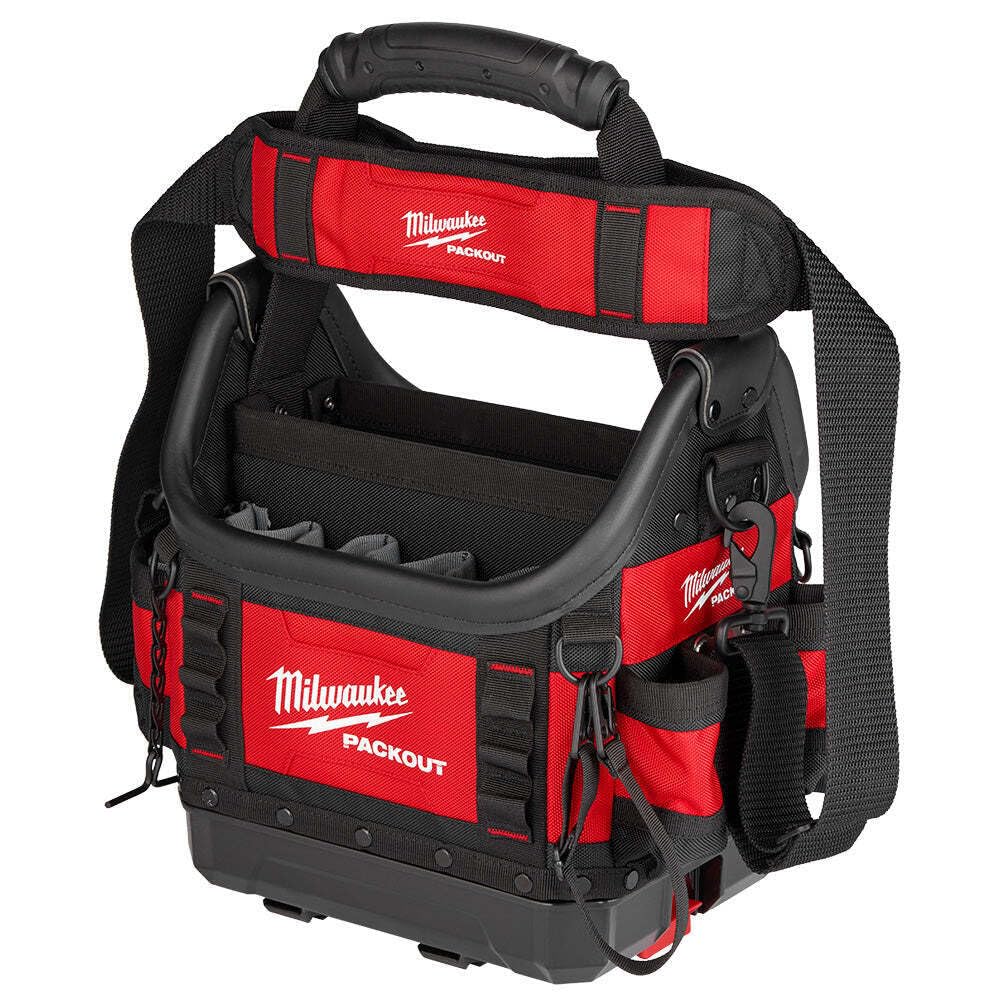 Milwaukee 48-22-8311 PACKOUT 10-Inch Structured Tote - Durable Tool Storage Organizer for Construction, DIY Projects & Job Site Organization