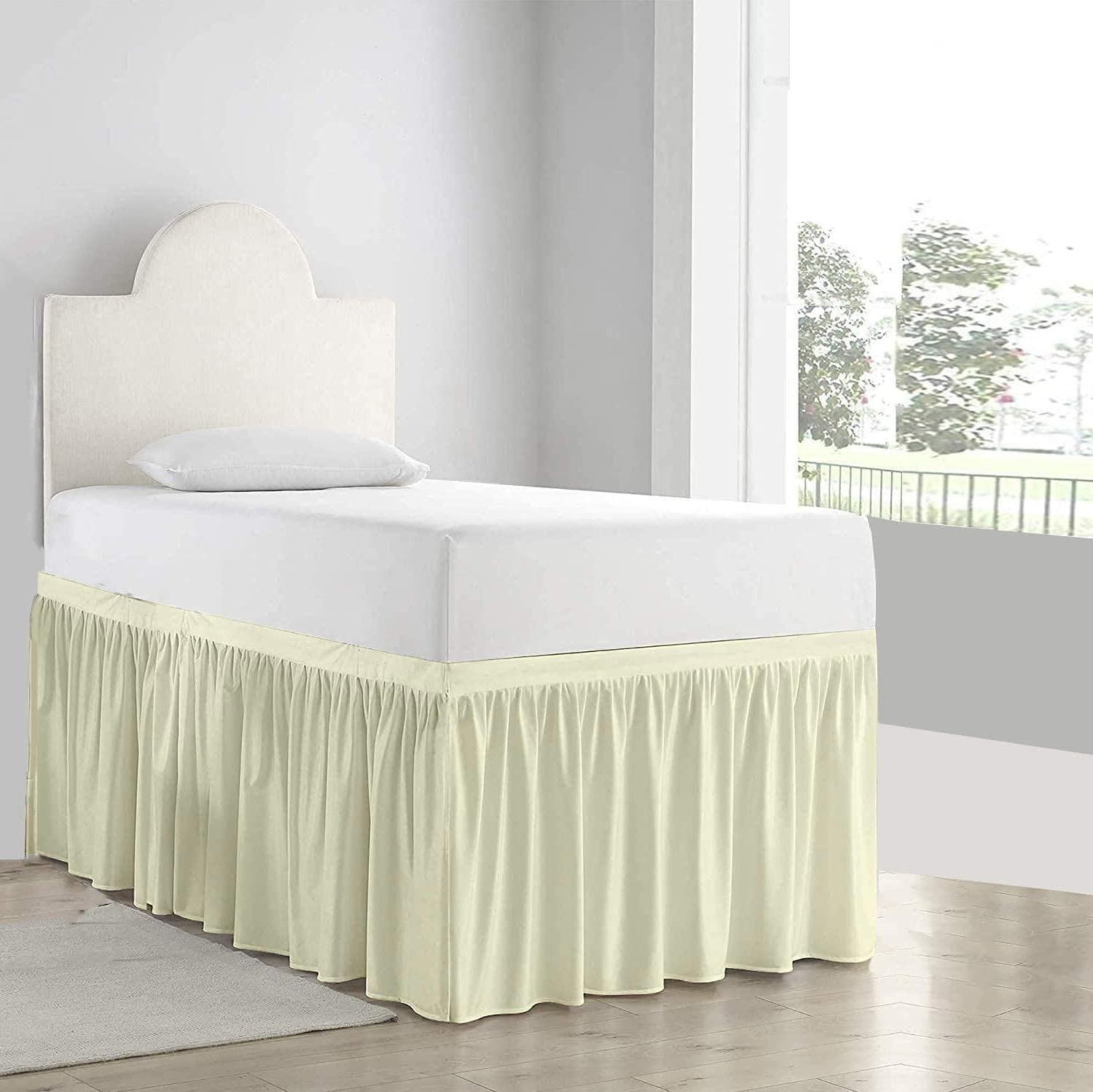 Twin XL Dorm Bed Skirt - Extra Long 46