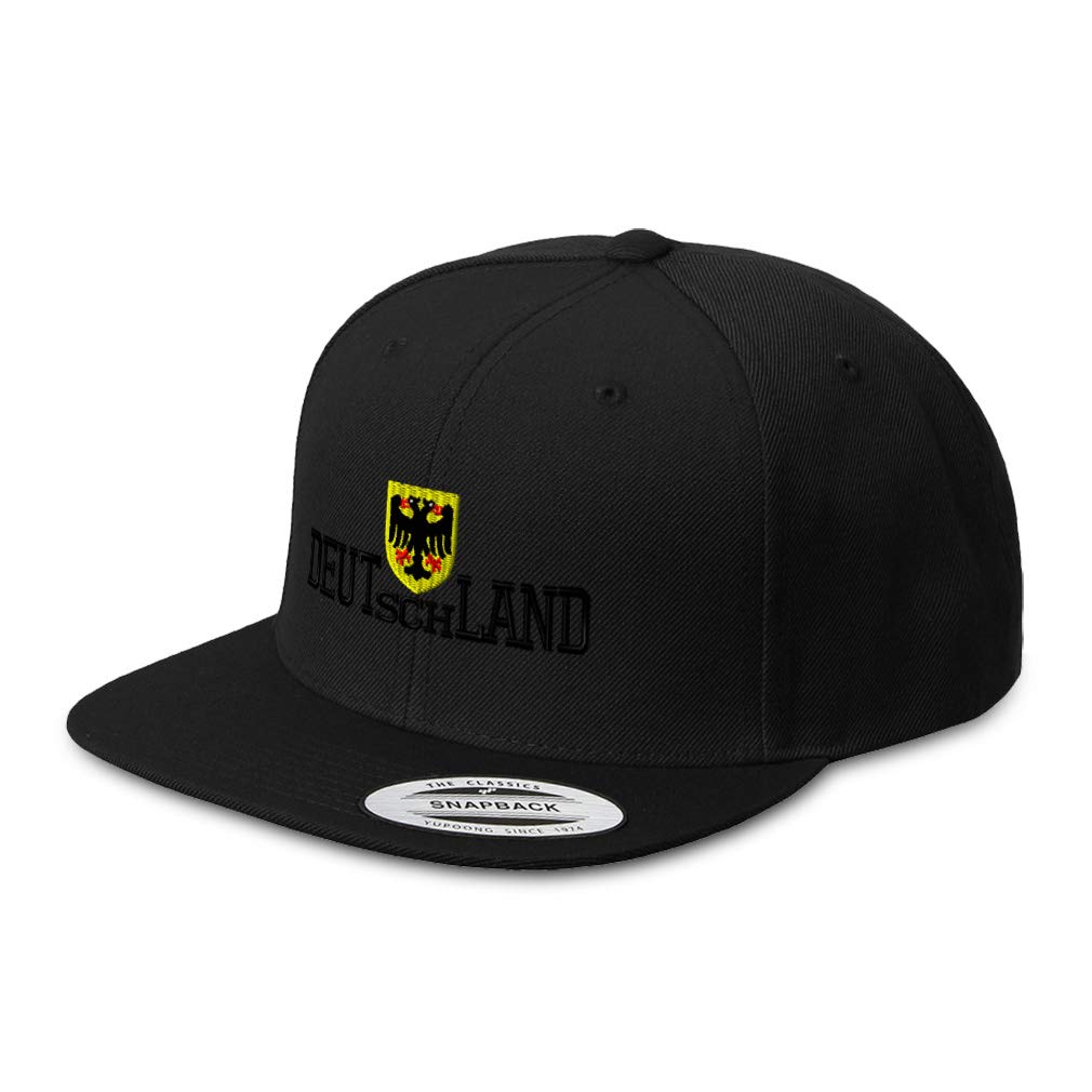 Germany Eagle Deutschland Embroidered Snapback Hats for Men & Women - Adjustable Acrylic Baseball Cap - Perfect for Sports, Casual Wear & Fashion Accessories