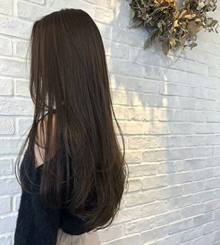 Natural Feel Straight Silky Synthetic Hair Extensions for Women & Girls - 5 Clip-in Dark Brown Hairpieces | Perfect for Daily Styling, Parties & Special Occasions