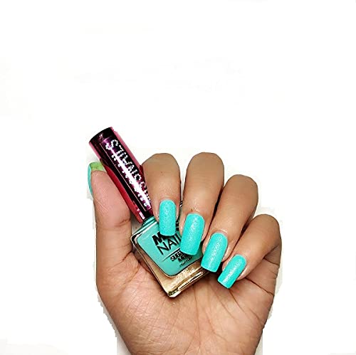 Miss Nails Sugar Matte Nail Polish SM 15 Mint Leaves - Long Lasting Vegan Nail Lacquer for Gel-Like Shine | Perfect for Manicures, Pedicures & Nail Art Designs