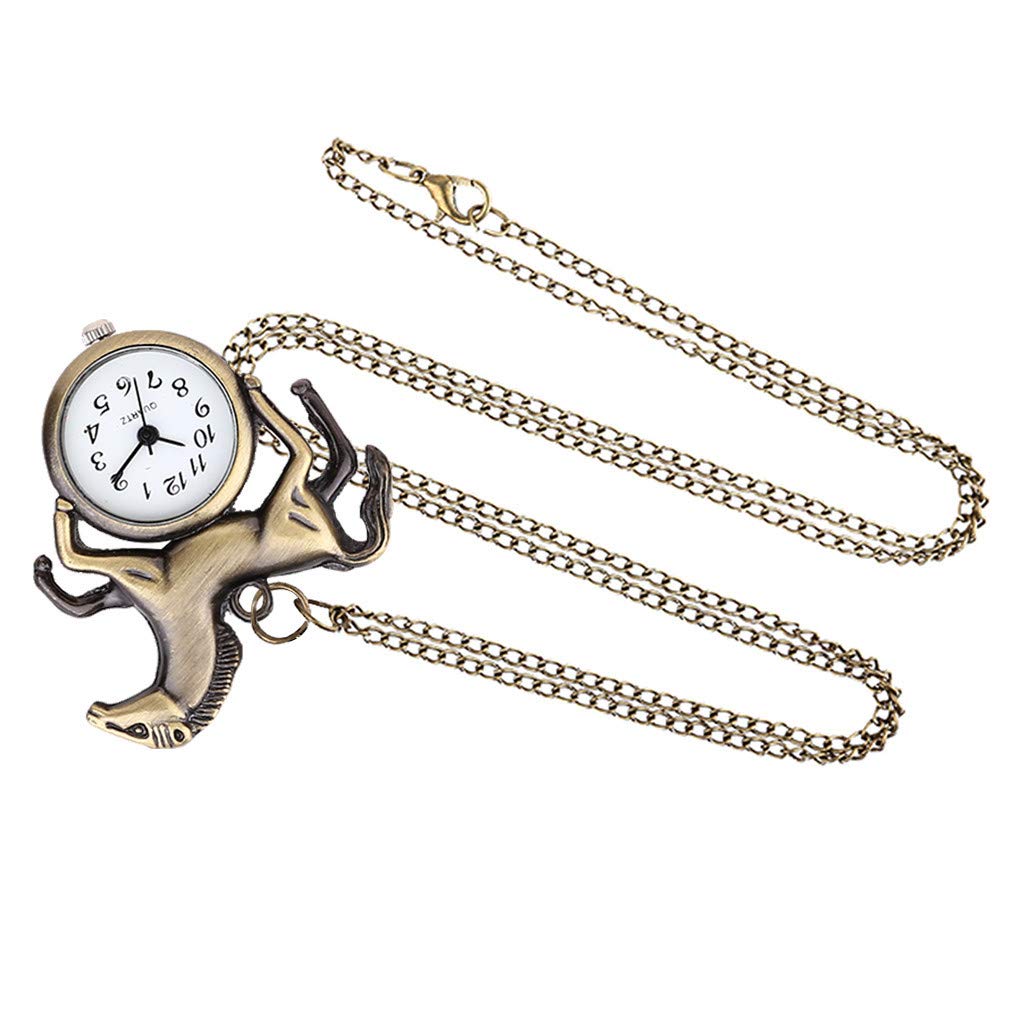 Vintage Round Quartz Pocket Watch for Men - Retro Animal Dial Personality Watch, Sporty & Stylish - Perfect for Casual Wear, Outdoor Adventures & Gifts