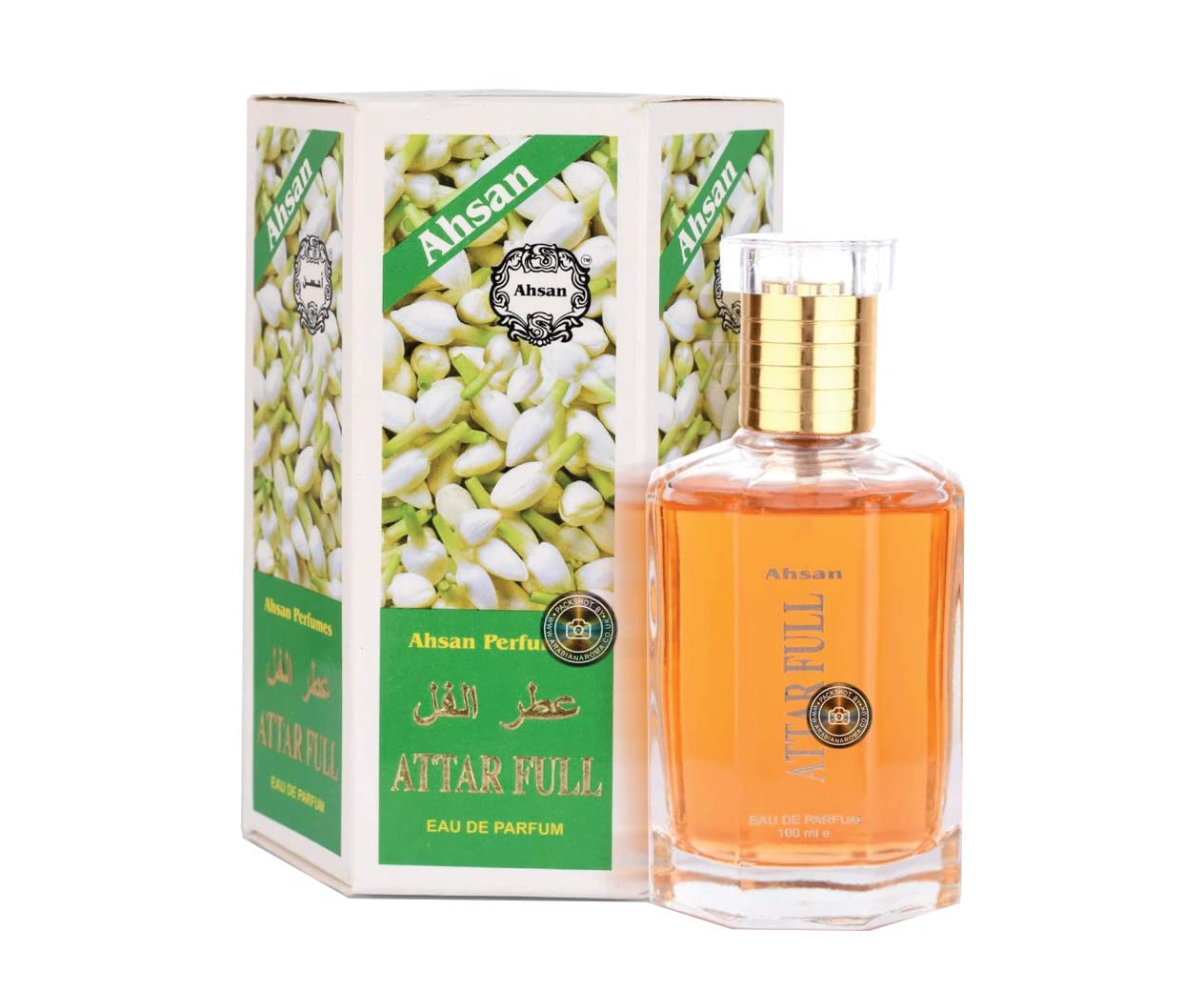 Premium Jasmine Attar Perfume Oil - 100ml Natural Floral Fragrance for Men & Women | Long-Lasting Unisex Eau De Parfum | Perfect for Daily Wear, Special Occasions & Aromatherapy