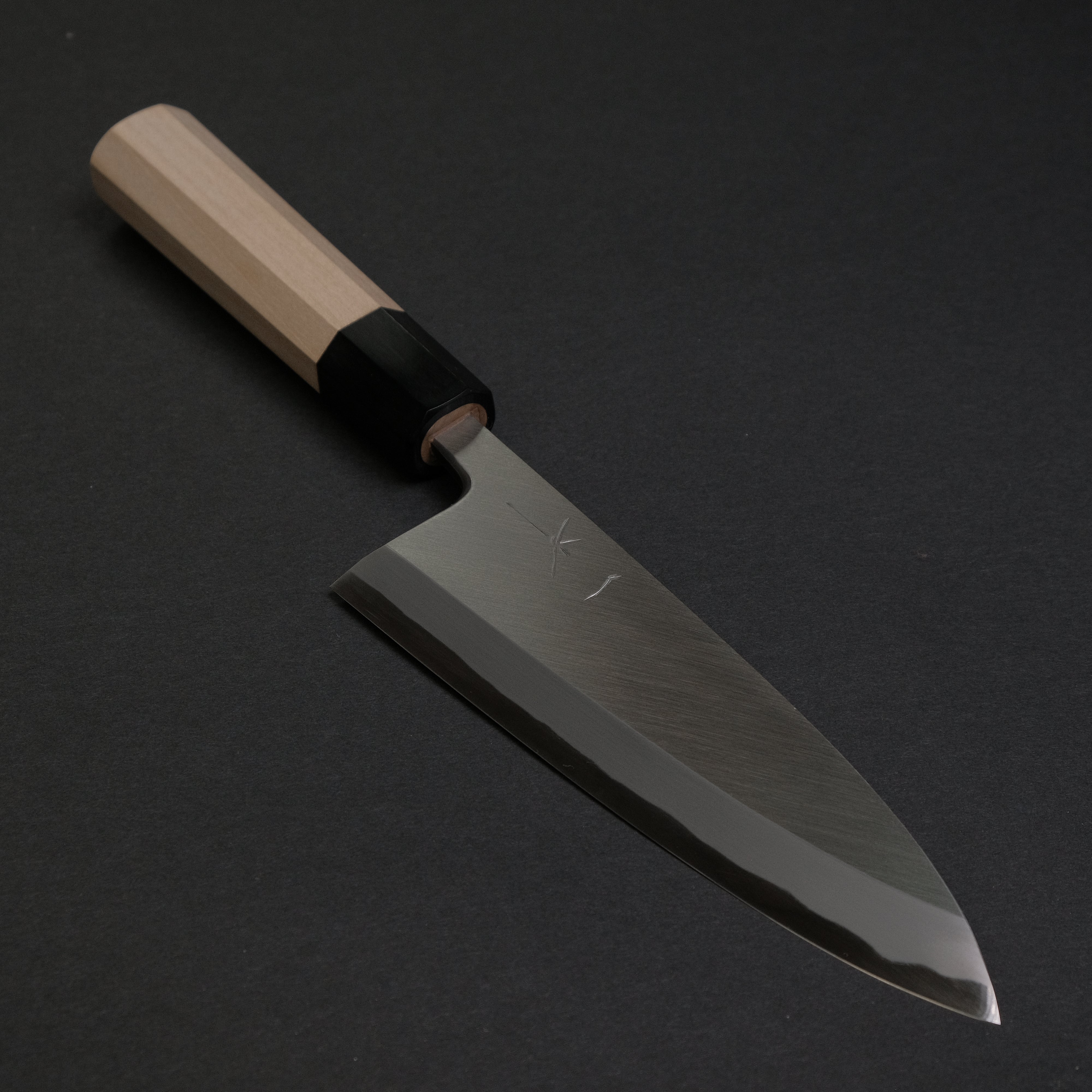 Hitohira Togashi Blue #2 Deba Knife 165mm - Japanese Chef Knife with Ho Wood Handle & Saya Sheath - Perfect for Sushi, Fish Filleting & Japanese Cuisine