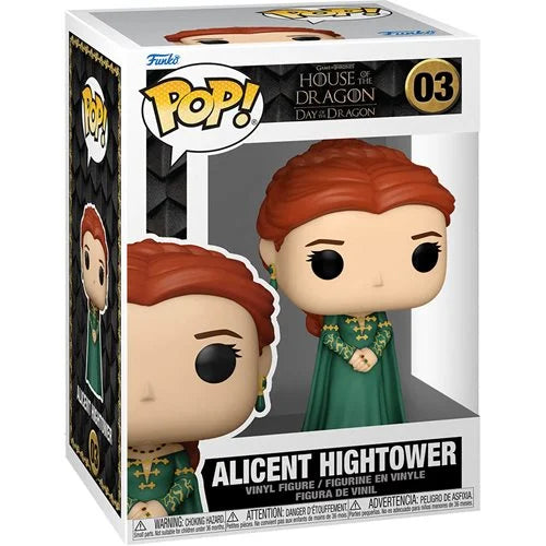 House of the Dragon Alicent Hightower Funko Pop! Vinyl Figure #03 - Collectible Game of Thrones Prequel Merchandise for Display & Gifts
