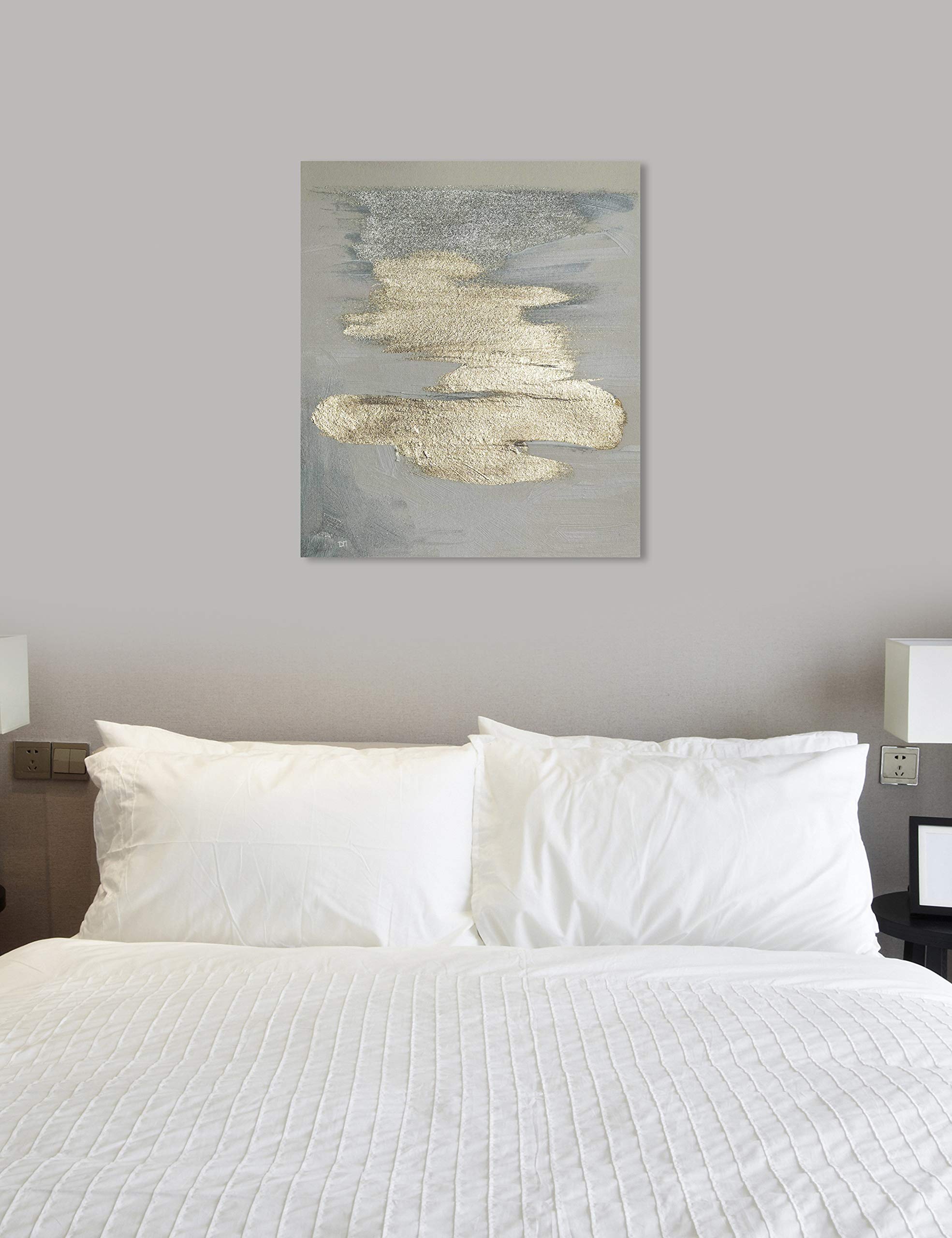 Frozen Plaza Abstract Wall Art Canvas Print - 36