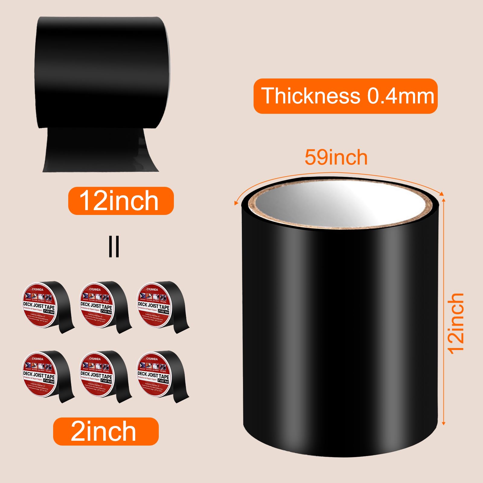 PVC Waterproof Leak Repair Tape - 12