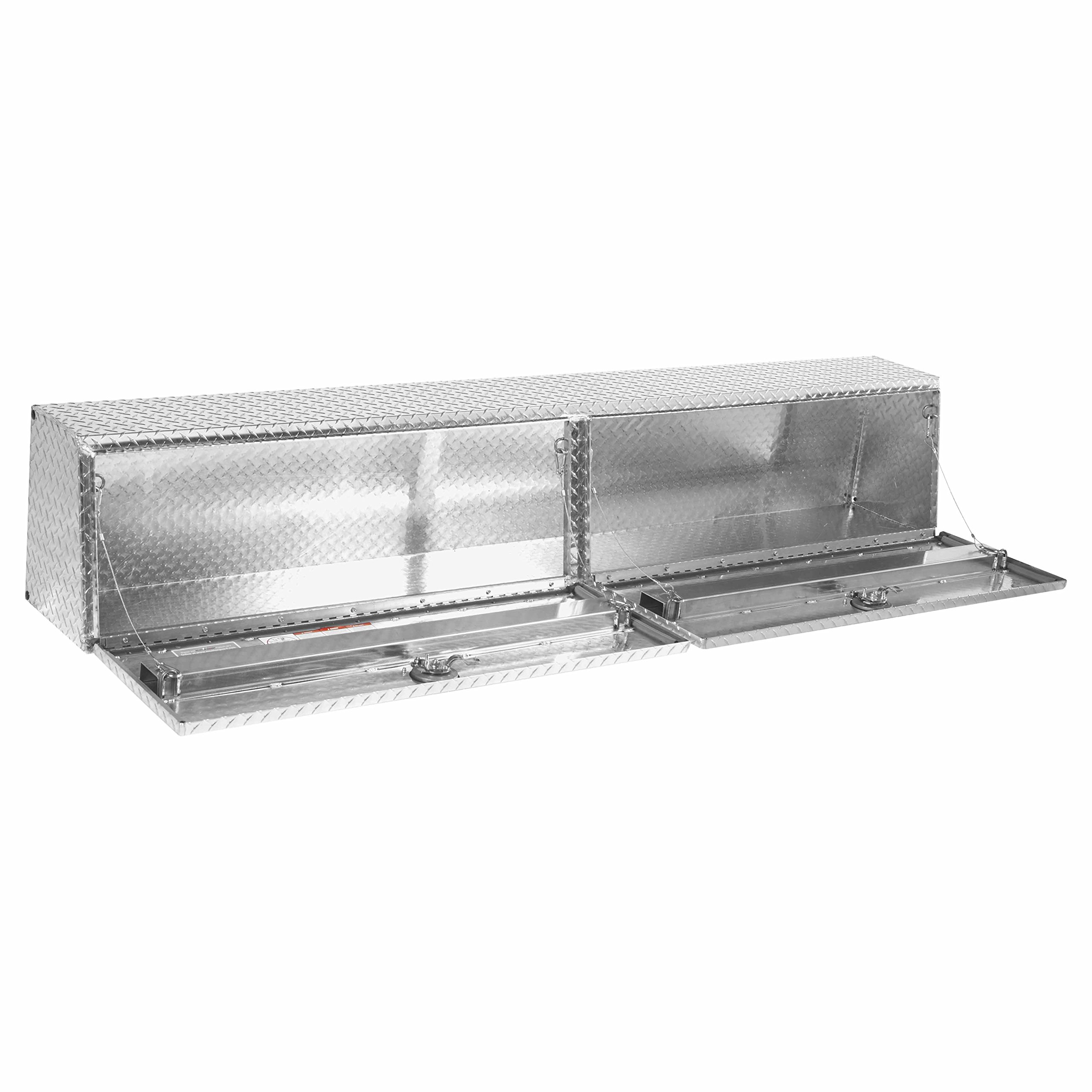 Weather Guard 300303901 Heavy Duty Aluminum Truck Tool Box - Secure Storage for Tools & Equipment | Perfect for Pickup Trucks, Construction & Outdoor Work