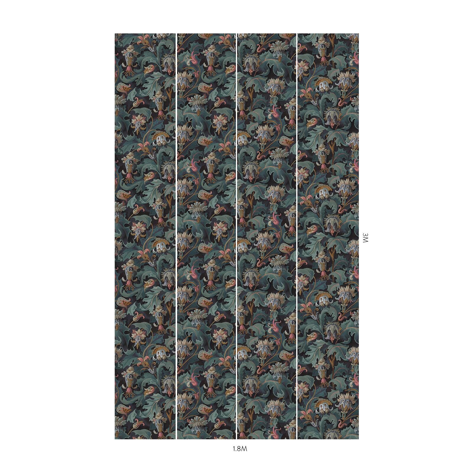 VESPERTINE Apatite Wallpaper - Premium Self-Adhesive Peel & Stick Wallpaper for Home Decor, Bedroom, Living Room, Bathroom