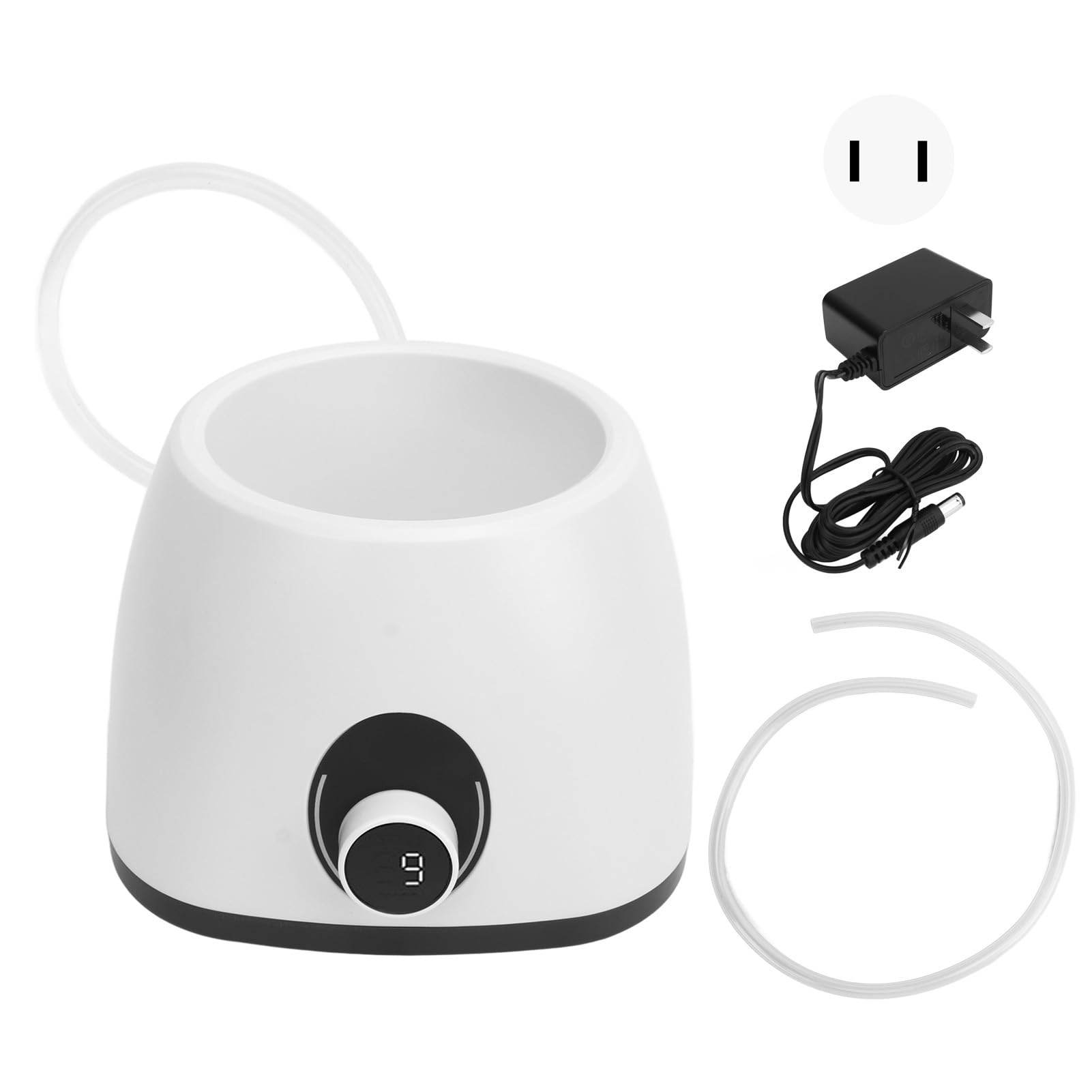 **Portable Micro Oil Diaphragm Vacuum Pump with 9 Adjustable Digital Settings - 110V-240V US Plug for Laboratory Suction Filtration, Science Experiments & Industrial Use**