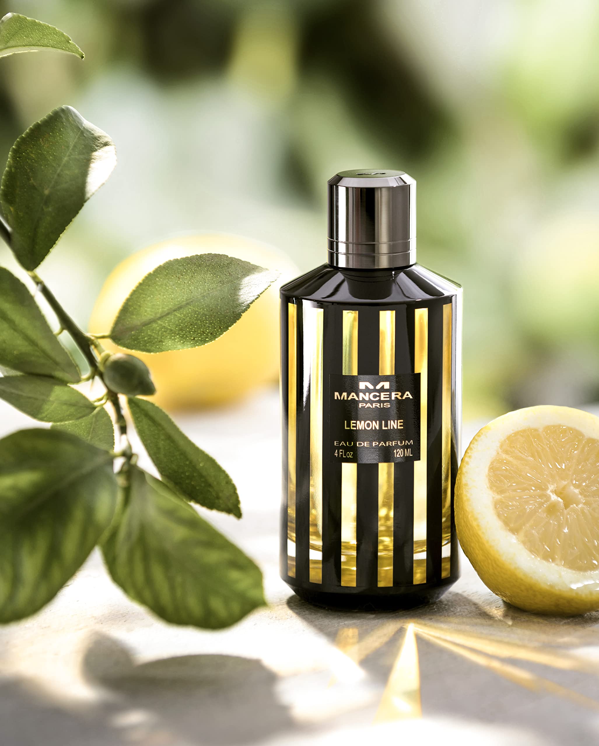 Mancera Lemon Line Eau de Parfum Spray - 4 Fl Oz (120ml) Fresh Citrus Scent for Women & Men | Perfect for Summer, Office & Date Night
