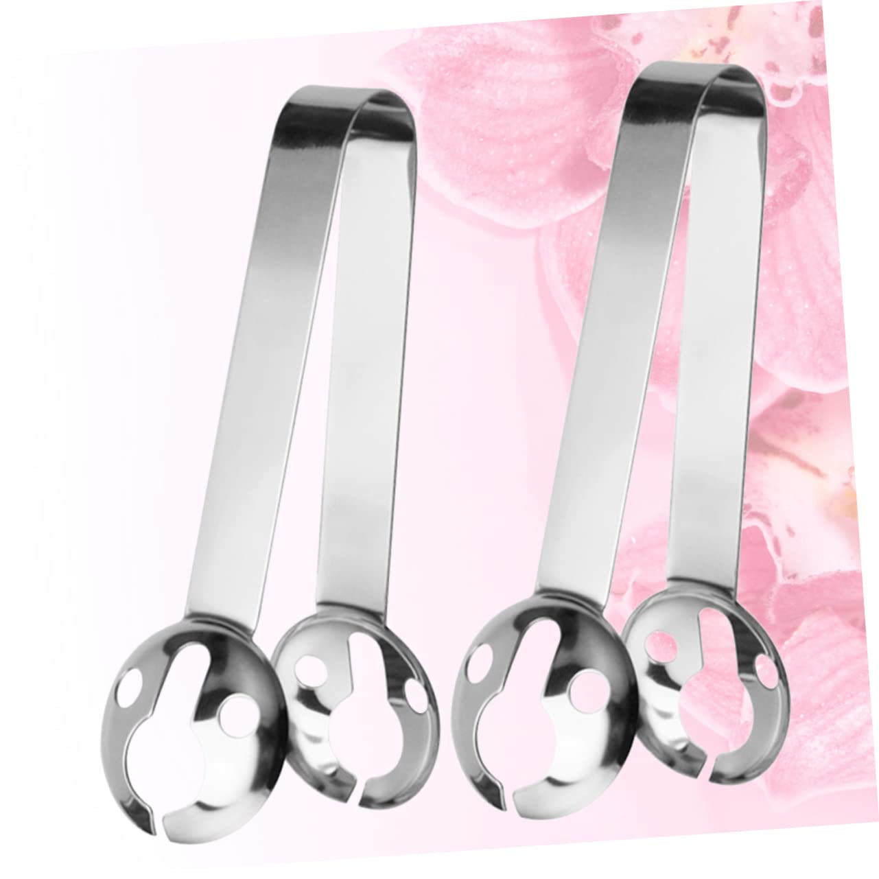 6 Pcs Stainless Steel Tea Bag Clips & Strainers - Heat Resistant Tea Tools Set with Squeezer & Holder for Loose Leaf, Fruit & Herbal Tea - Perfect for Home, Office & Tea Party Use