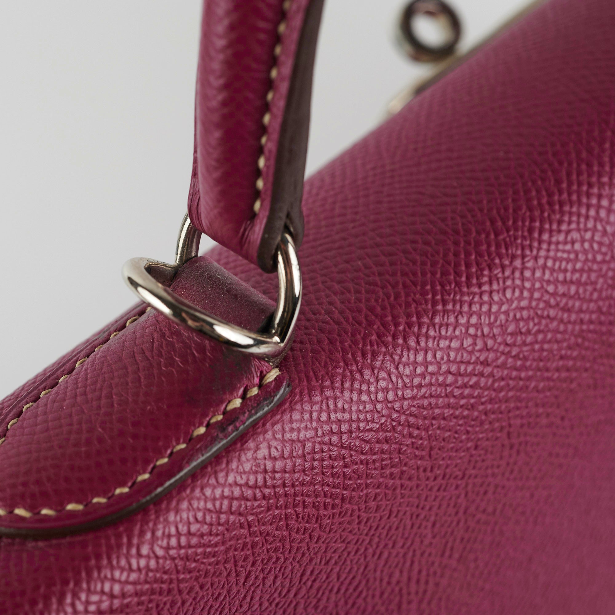 Authentic Hermes Kelly 35 Epsom Leather Bag in Tosca Color with Star O Square Stamp (2011) - Perfect for Luxury Fashion & Special Occasions