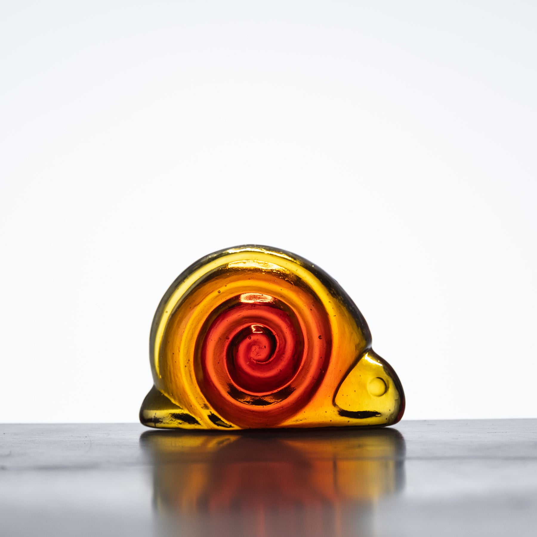 6402P Snail Critter Tangerine - Cute Orange Snail Toy for Kids, Collectible Figurine for Home Decor & Playtime Fun