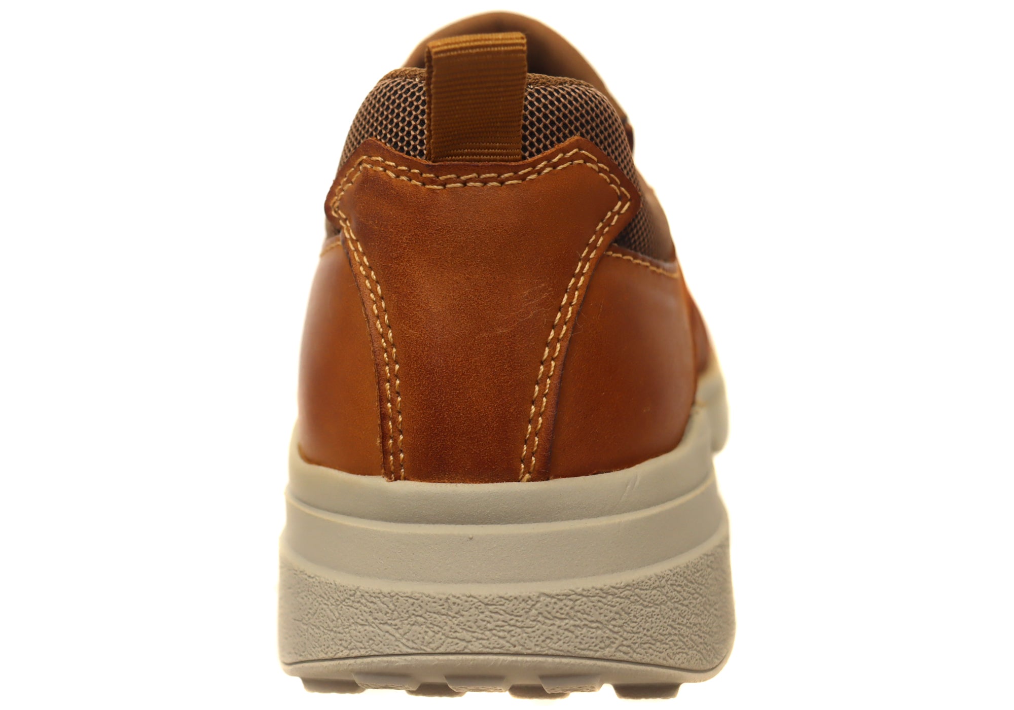 Explorer Ramone Men's Comfortable Leather Slip-On Casual Shoes - Lightweight & Breathable for Walking, Travel & Everyday Wear