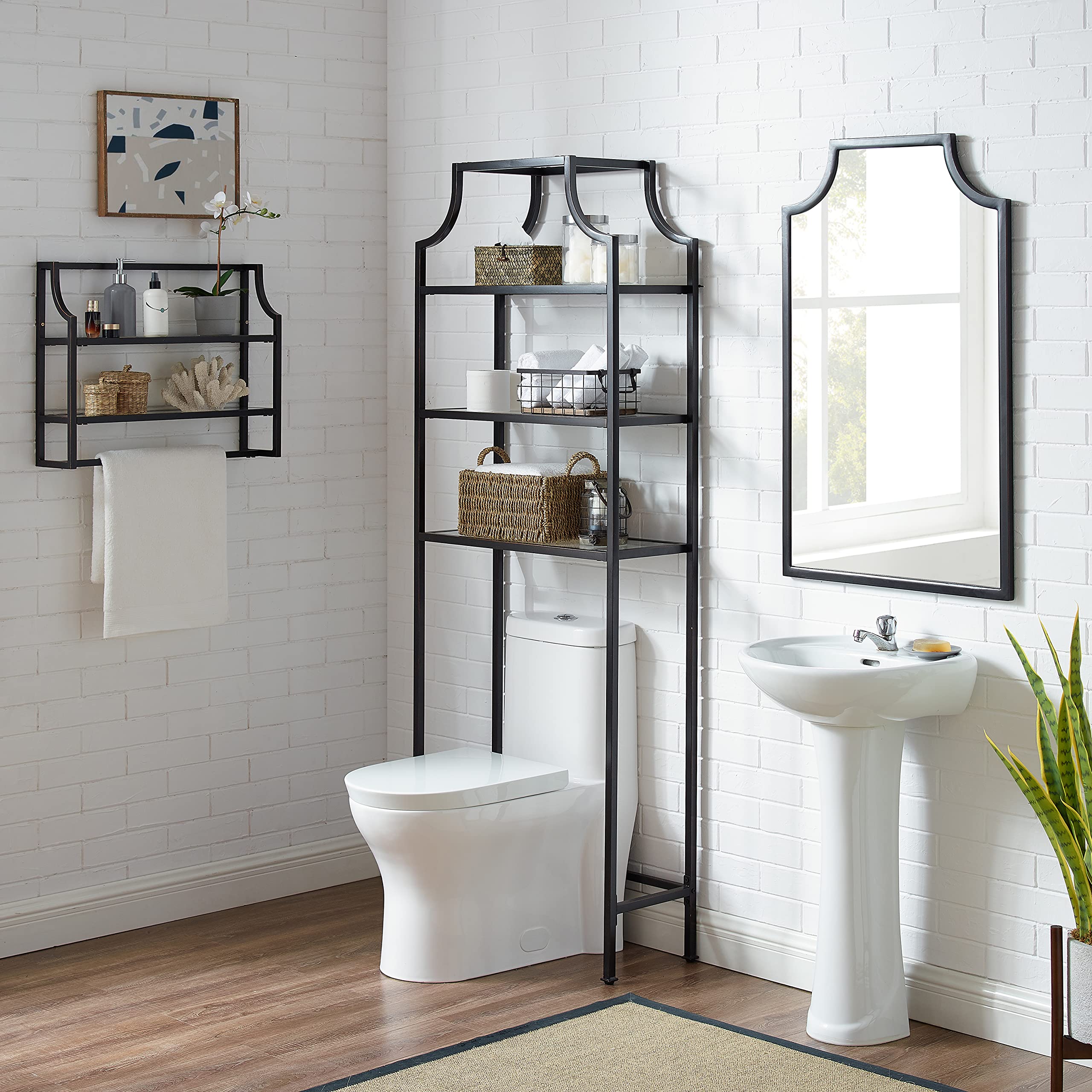 Crosley Aimee Full-Length Mirror - Oil Rubbed Bronze Finish for Bathroom, Hallway, Entryway & Bedroom Decor | Elegant Wall Mirror for Home & Apartment