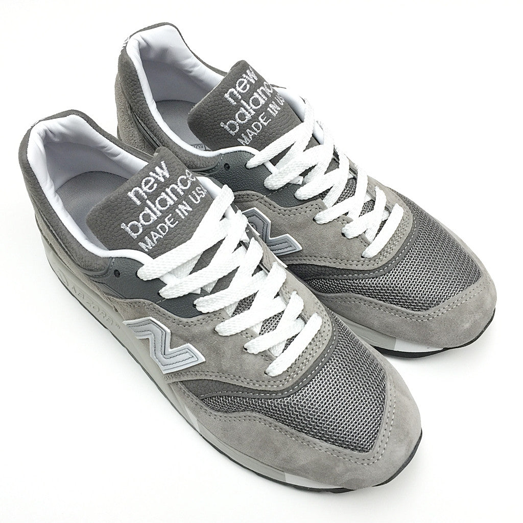 New Balance M9975GR Grey Silver White Sneakers - Made in USA - Premium Running & Walking Shoes for Men & Women