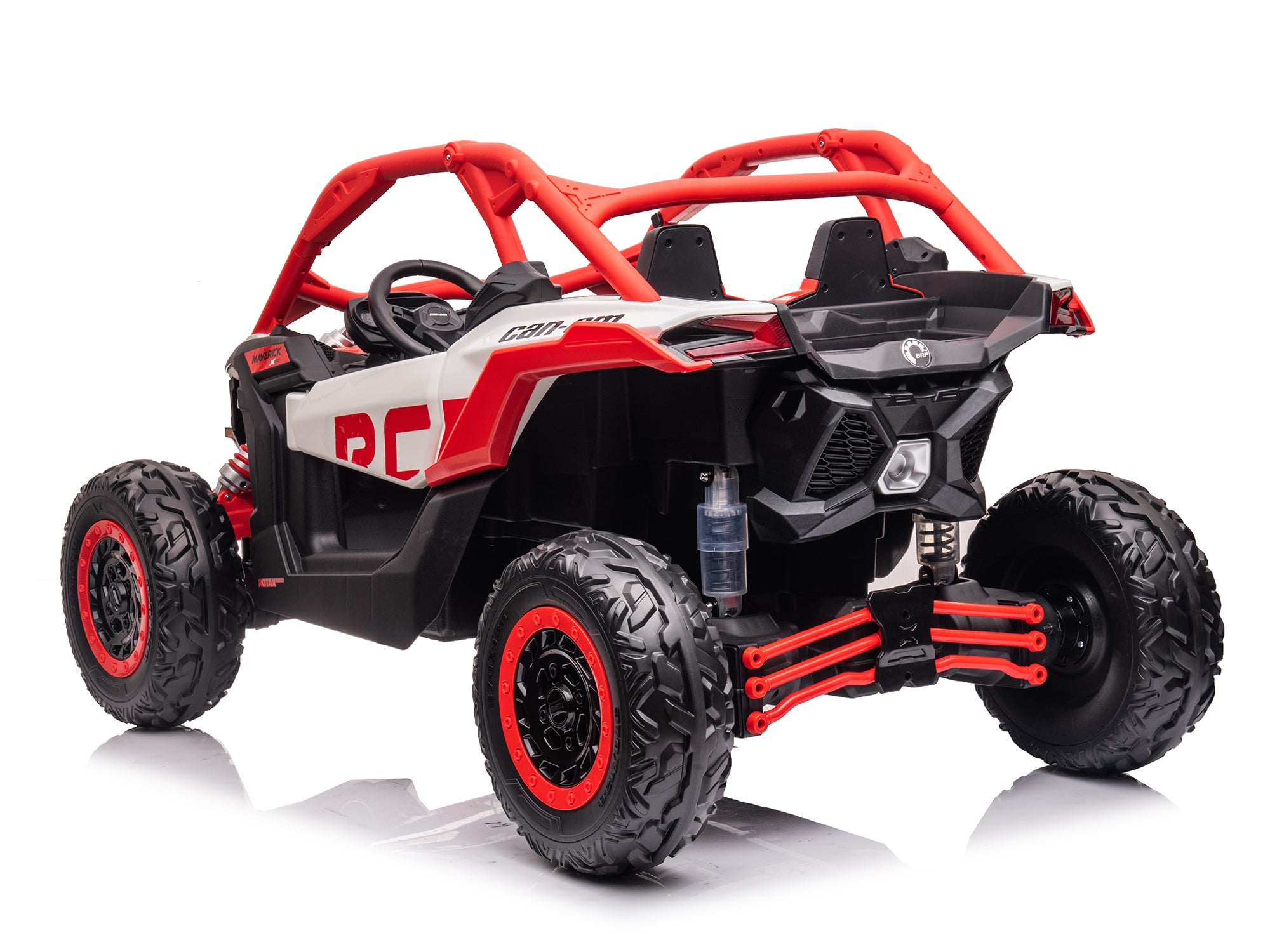 24V Can Am Maverick X3 Kids Ride On Buggy - Red Electric Toy Car for Boys & Girls | Perfect for Outdoor Play, Backyard Adventures, and Birthday Gifts