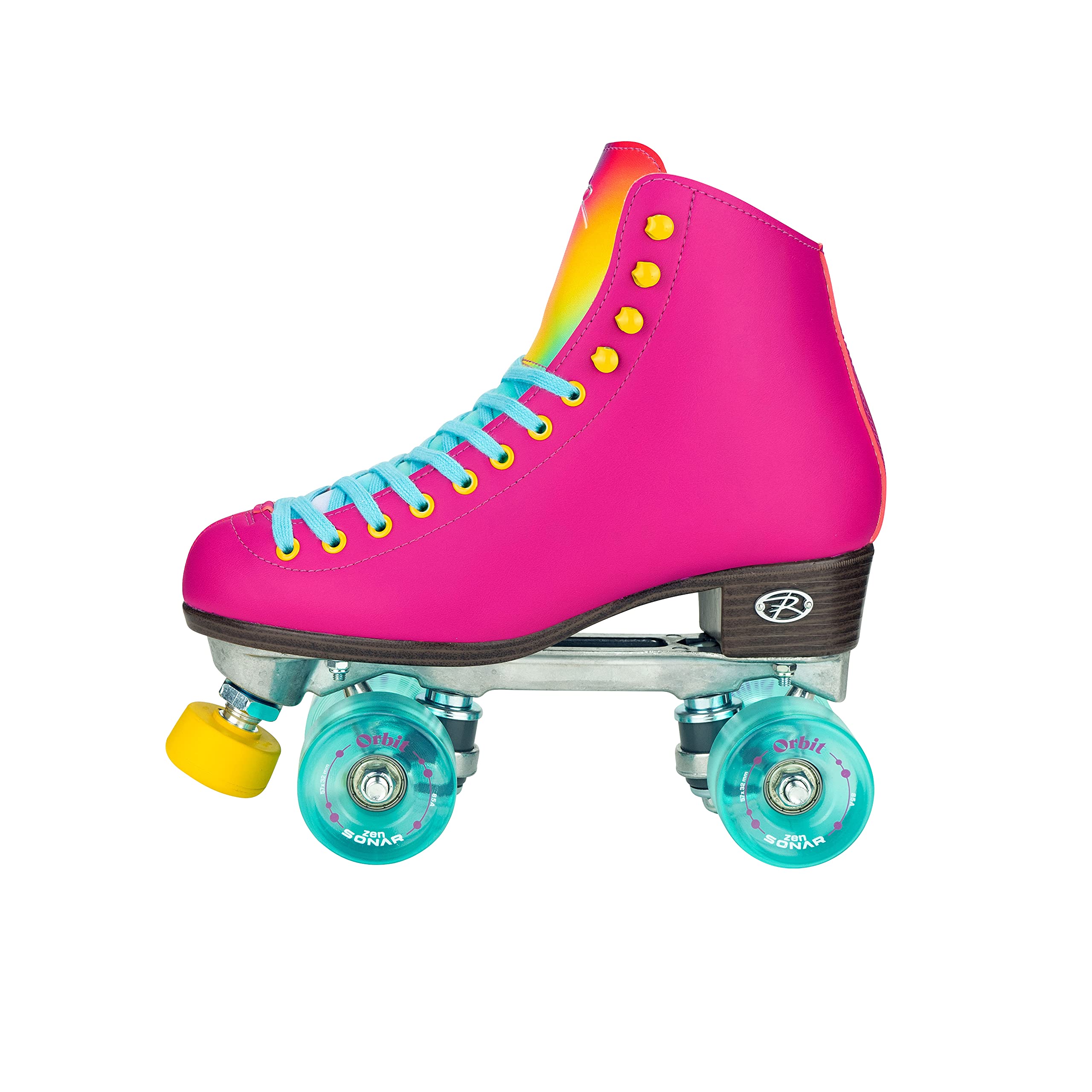 Riedell Orbit Women's Outdoor Quad Roller Skates for Park, Trail & Street Skating - Comfortable & Durable Design