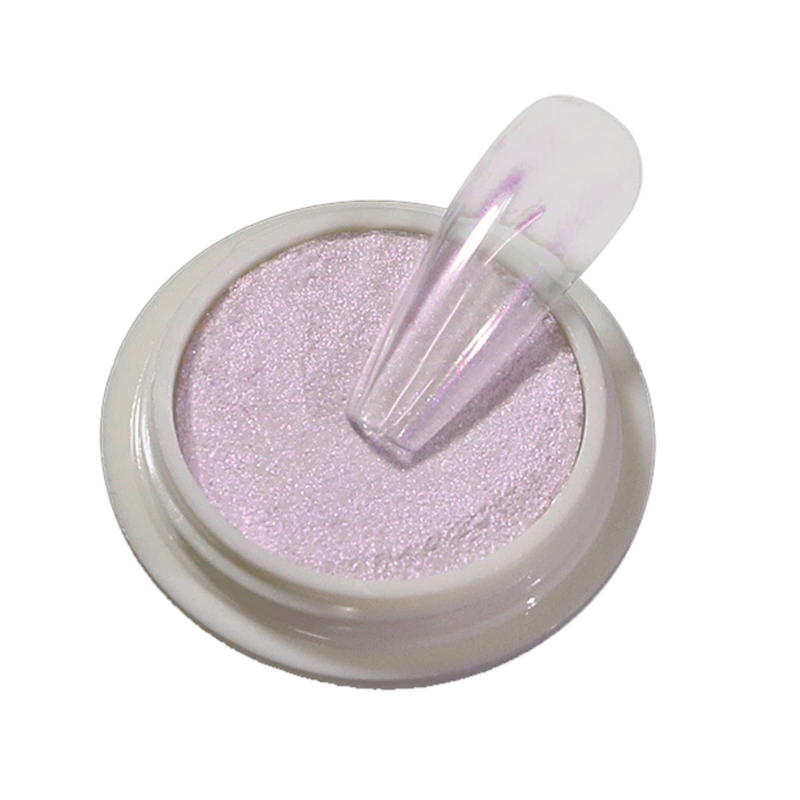 Mermaid Ice Transparent Nail Powder - Nude Mirror & Fairy Dip Powder for DIY Nail Art | Home Salon Decoration | Color Changing Nail Powder for Manicures & Pedicures