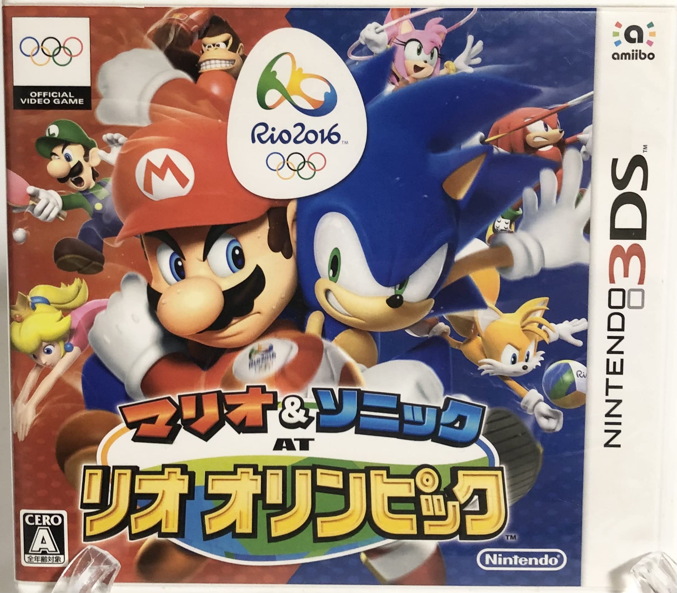Mario & Sonic at the Rio Olympics - Nintendo 3DS Game (Japan Import) | Region Locked - Not for North American 3DS | Fun Olympic-Themed Adventure for Kids & Fans | Perfect for Gaming Parties & Family Entertainment