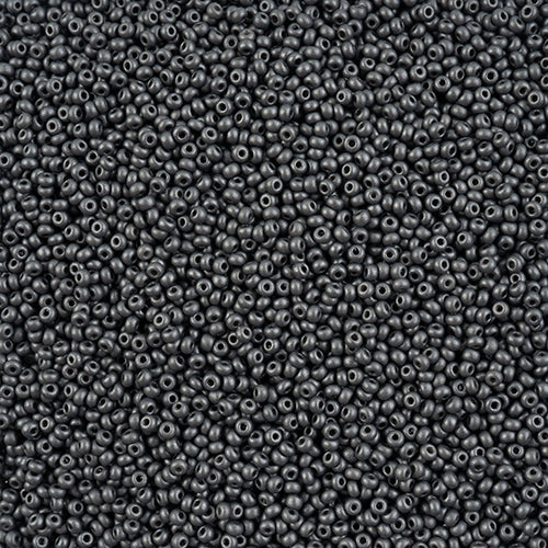 11/0 Czech Seed Beads #43161 Permalux Grey 23g - Premium Glass Beads for Jewelry Making, Beading, and DIY Crafts - Perfect for Necklaces, Bracelets, and Embroidery Projects