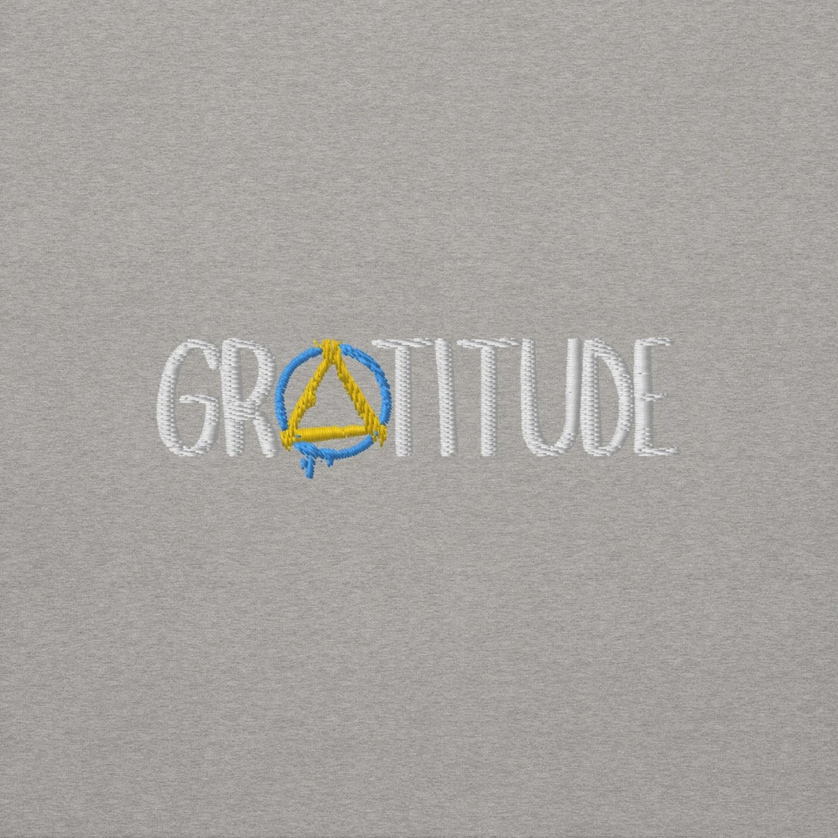 Gratitude Embroidered Unisex Hoodie - Soft Cotton Pullover Sweatshirt for Men & Women | Perfect for Casual Wear, Gifts & Everyday Comfort
