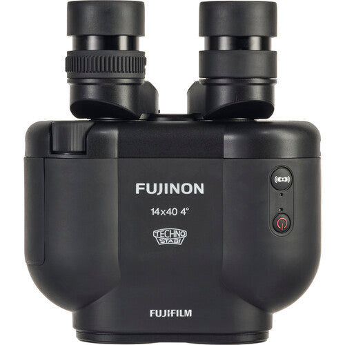 Fujinon 14x40 TSX1440 Techno Stabi Image Stabilized Binoculars - High Power Zoom Binoculars with Advanced Stabilization for Bird Watching, Hunting, and Outdoor Adventures (Black)