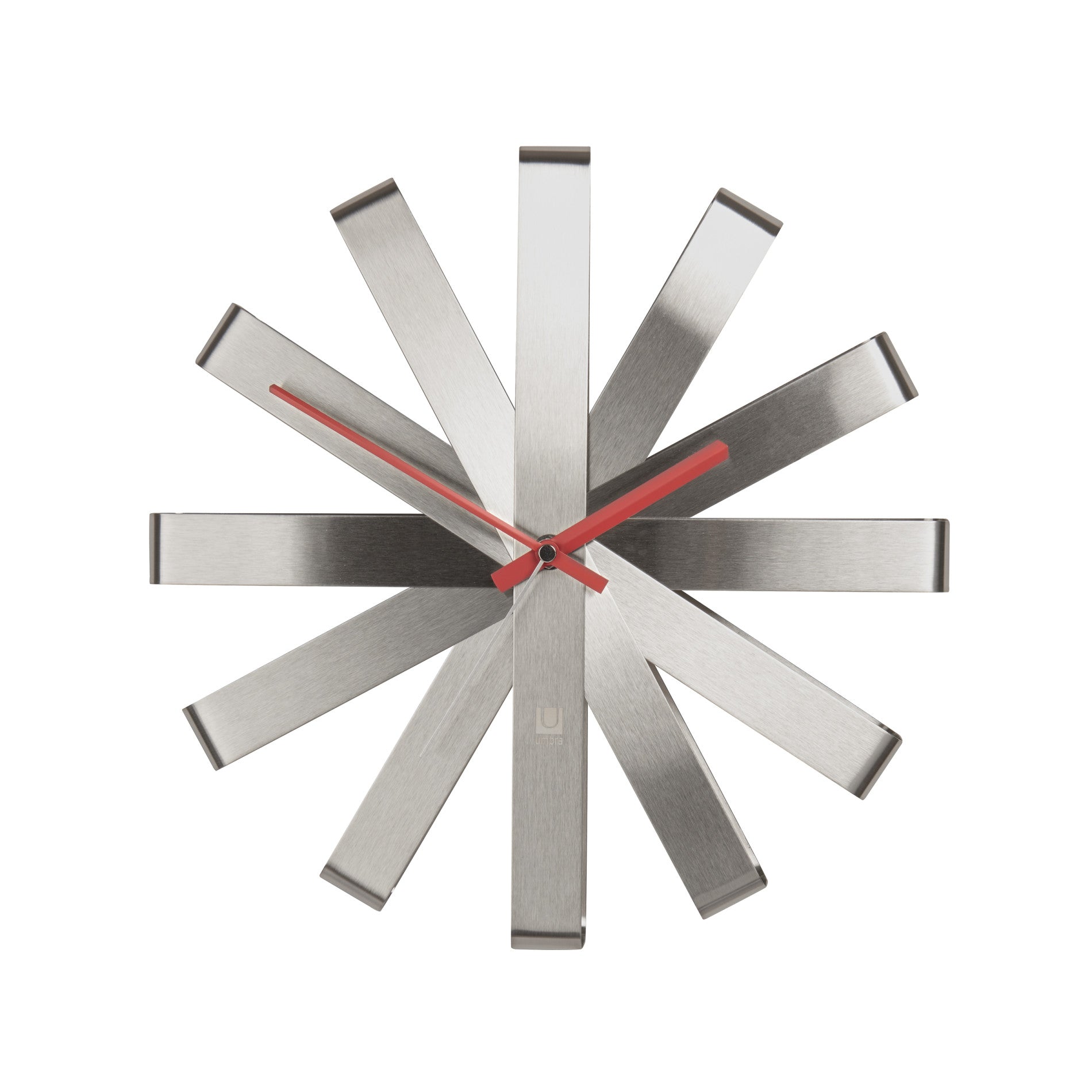 Elegant Ribbon Wall Clock - Decorative Home & Office Wall Clock with Silent Movement - Perfect for Living Room, Bedroom, Kitchen Decor