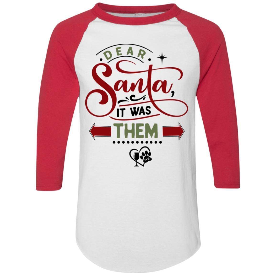 WineyBitches.Co Colorblock Raglan Jersey - Stylish Women's Baseball Tee for Casual Wear & Night Out | Trendy Long Sleeve Shirt for Parties, Date Nights & Everyday Fashion