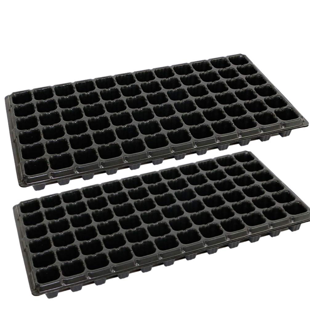 DOITOOL 10PCS 72-Hole Seed Starter Trays - Gardening & Bonsai Plant Growing Kit for Indoor/Outdoor Use