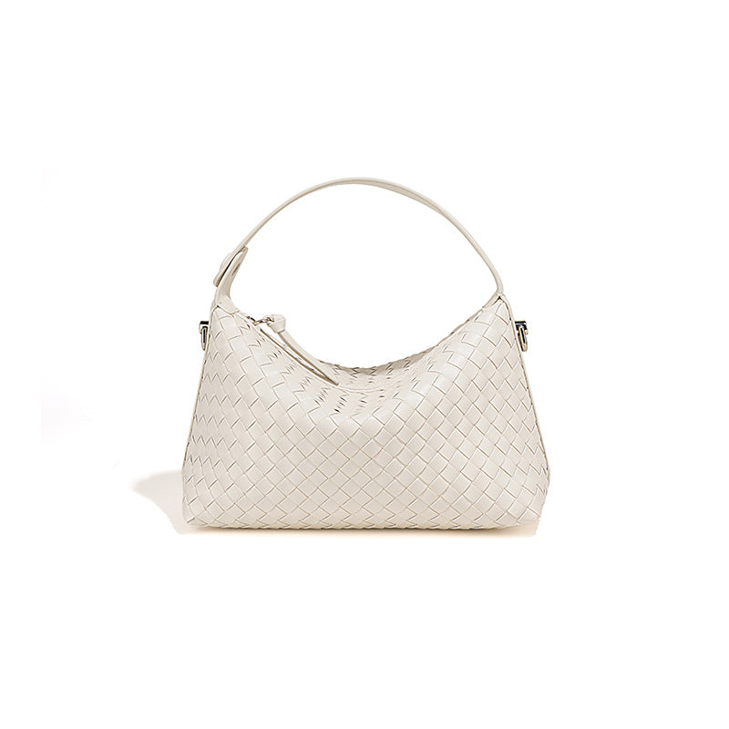 Stylish Woven Everyday Tote Bag for Women - Lightweight & Durable Handbag for Work, Shopping & Beach Outings