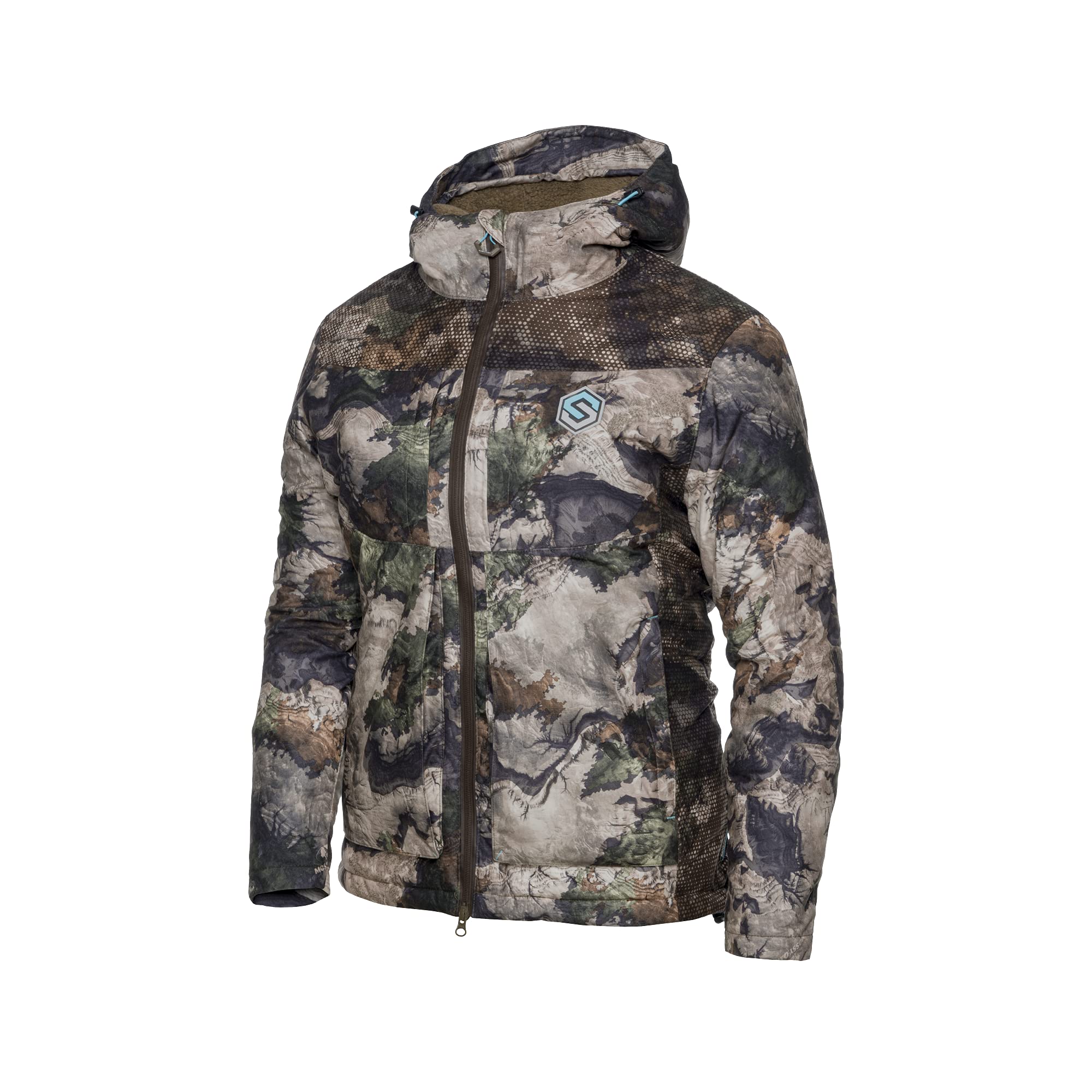 ScentLok Women’s Cold Blooded 3-in-1 Parka Jacket - Waterproof Windproof Hunting Coat for Women - Perfect for Deer Hunting, Outdoor Adventures & Cold Weather Activities