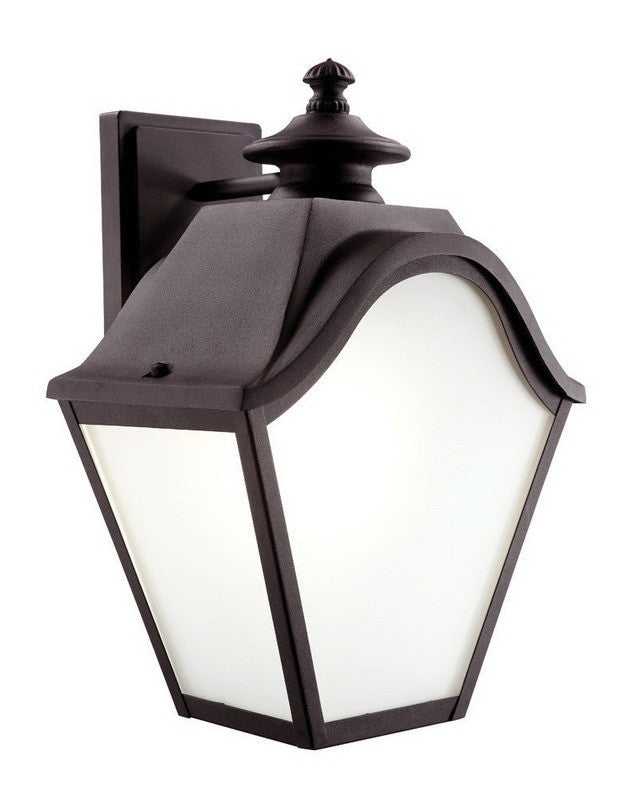 Black Outdoor Wall Lantern - Trans Globe Lighting 5811 BK Single Light Fixture for Porch, Patio & Garden Lighting | Weatherproof Exterior Sconce
