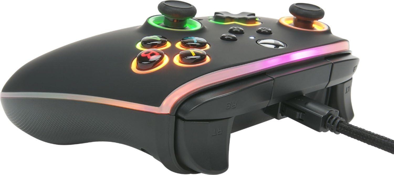 PowerA Wired Xbox Controller for Series X|S & One - Officially Licensed (Renewed) - Perfect for Gaming & Streaming