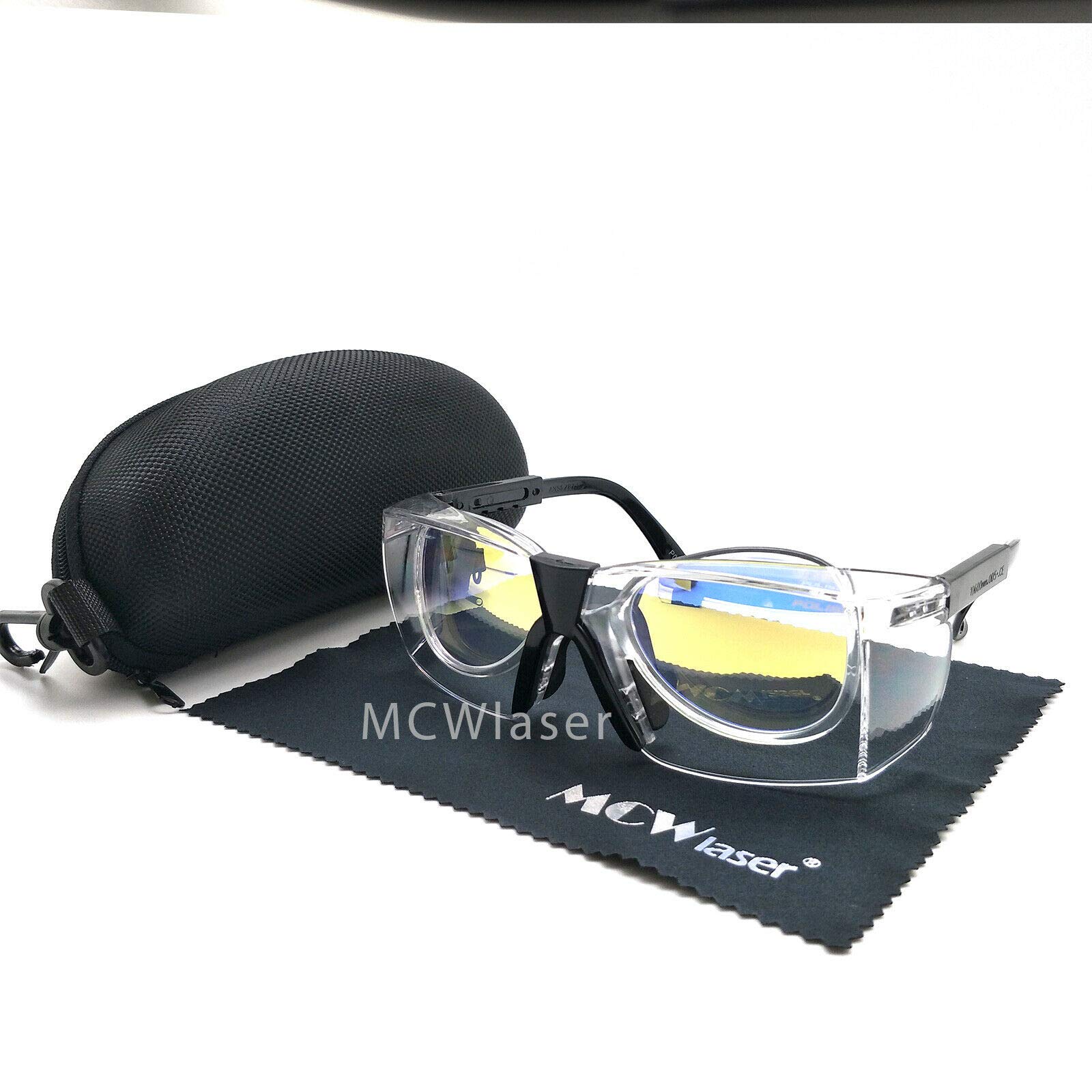 CO2 Laser Safety Goggles 10600nm - Professional Eye Protection for Laser Cutting, Engraving & Welding - UV & Infrared Protection for Industrial & Hobby Use