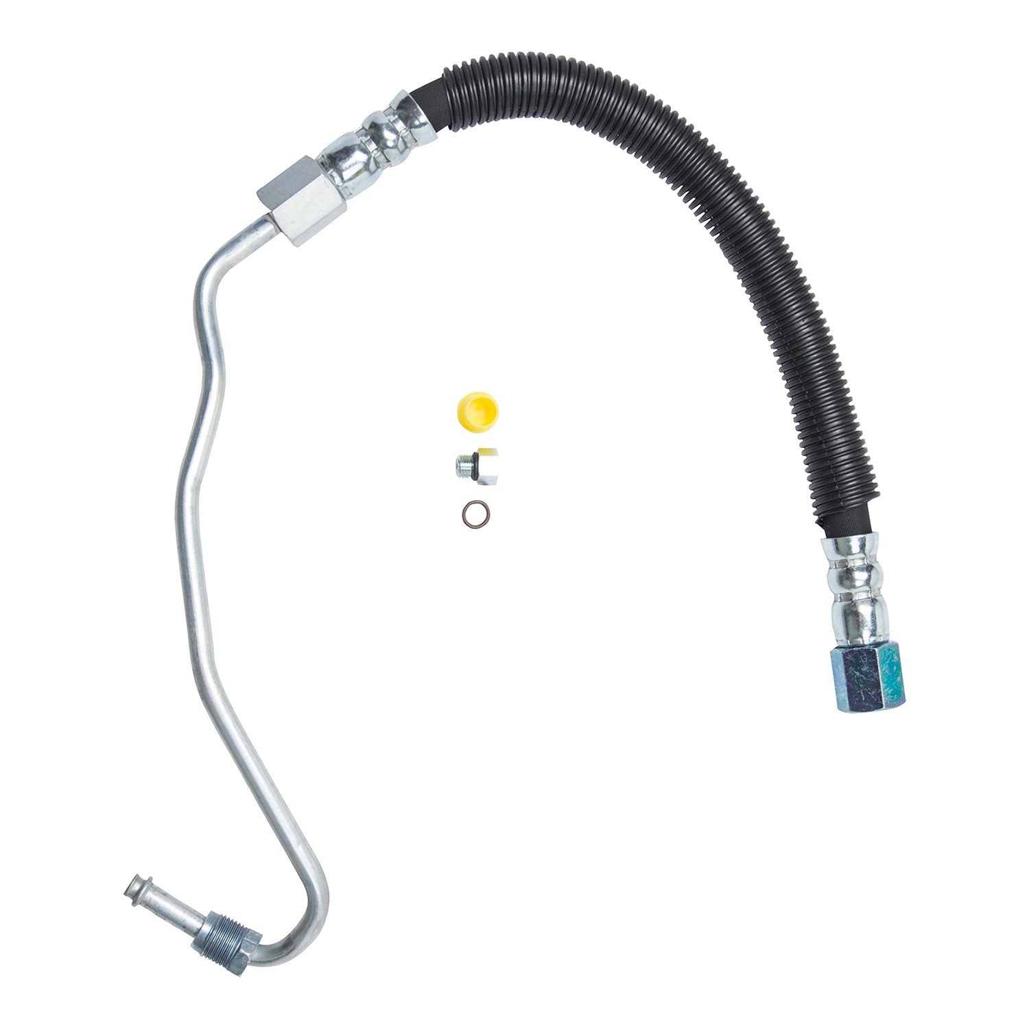 Edelmann 71800 Power Steering Pressure Hose - High Performance Replacement for Smooth Steering - Perfect for Ford, Chevy, Dodge & More