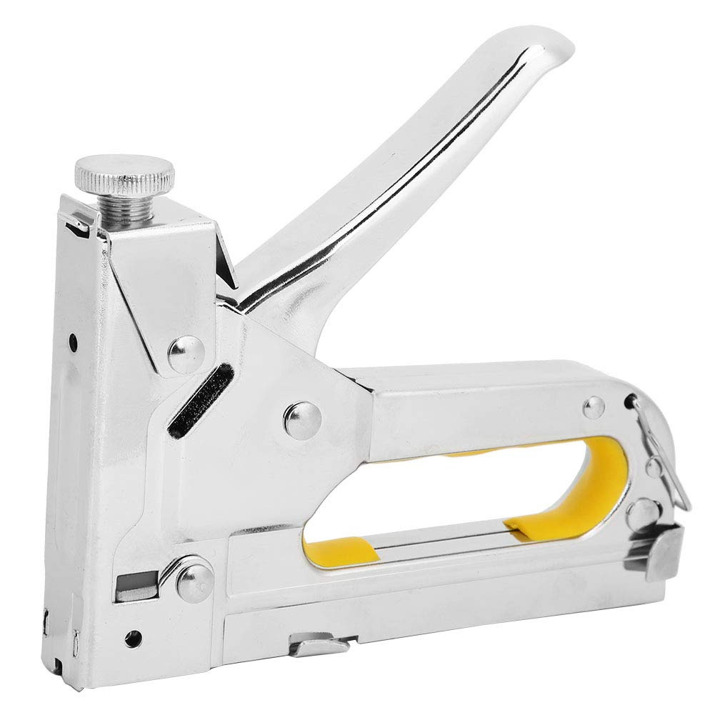 Oumefar Heavy Duty Manual Stapler - U-Shaped & T-Type Nailer with Heat-Treated Steel Frame for Door Hardware Installation | Perfect for DIY Home Improvement and Woodworking Projects