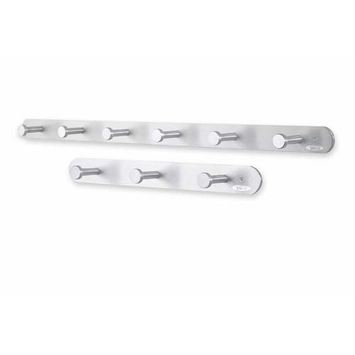 Silver Nail Head Coat Hooks - 6 Hooks 36