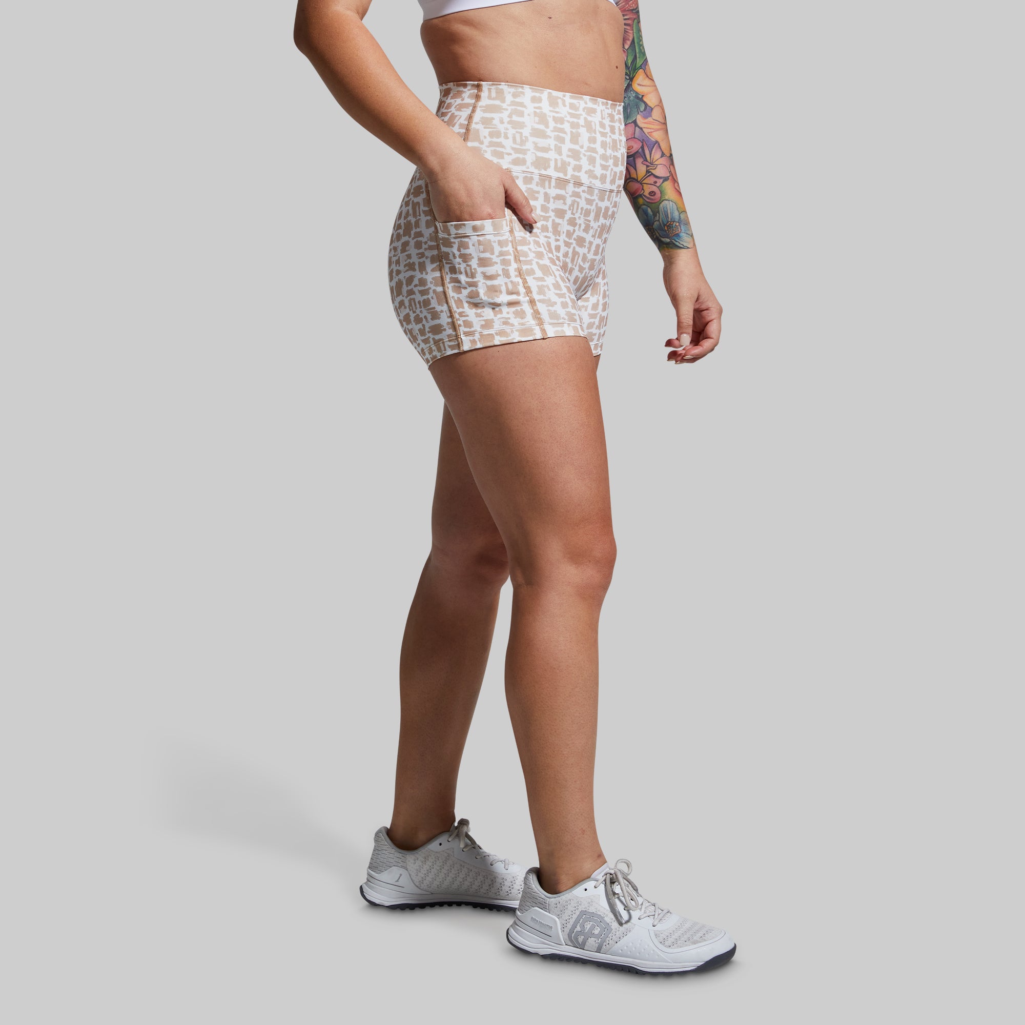 Synergy Short (Cobblestone) - Premium Men's Running Shorts with Pockets - Perfect for Gym, Jogging & Outdoor Activities