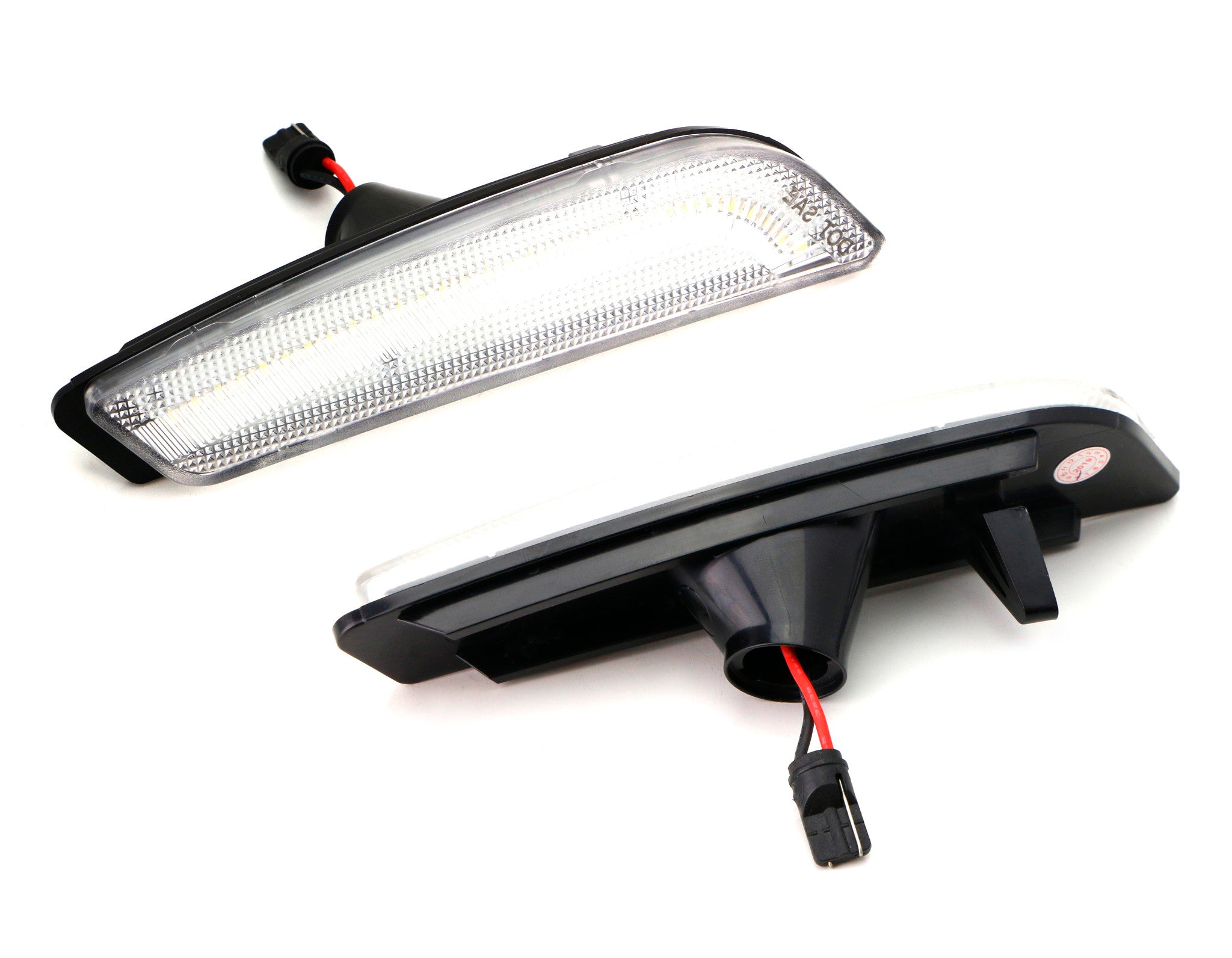 Amber LED Side Marker Lights & Turn Signal Lamps for 2003-2007 Cadillac CTS - Clear Lens, Durable Replacement Bulbs for Enhanced Visibility & Safety (Perfect for Night Driving & Custom Car Mods)