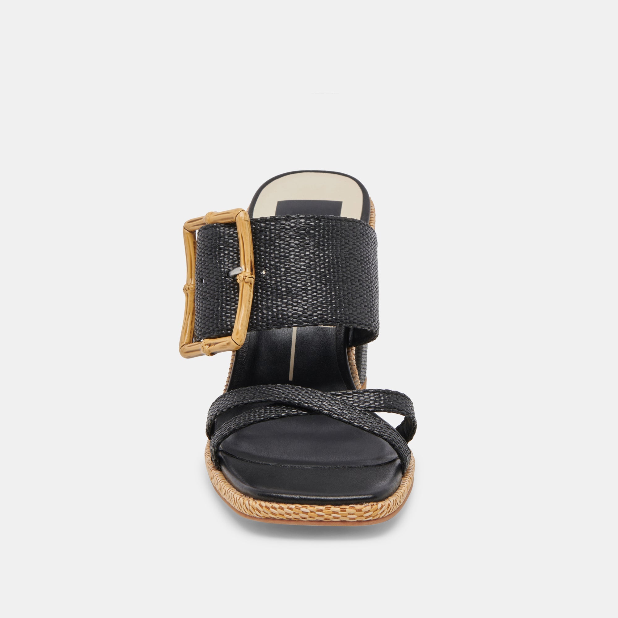 ONNIE HEELS ONYX RAFFIA Sandals for Women - Comfortable Summer Wedge Sandals with Adjustable Straps | Perfect for Beach, Vacation, and Casual Outings